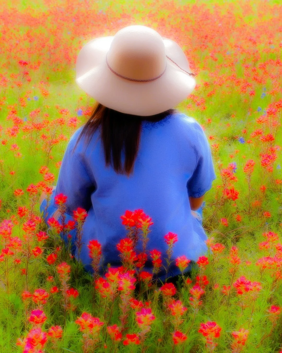 Every now and then, I love revisiting older images that remind me where this creative journey began. This first photo was taken years ago in a wildflower field just outside Austin, Texas &mdash; a quiet afternoon filled with color, warmth, and stilln