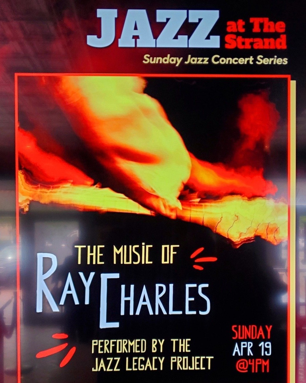 Sunday at The Strand hit different.

Seeing my work live in the wild is always special&mdash;but this one meant more. For the first time, one of my photographs was featured on the official promotion poster for the Jazz Series. The image, &ldquo;Cresc
