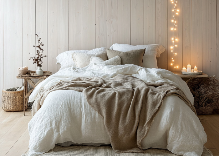 4 Simple Steps to Create a Cozy Scandinavian Winter Bedroom