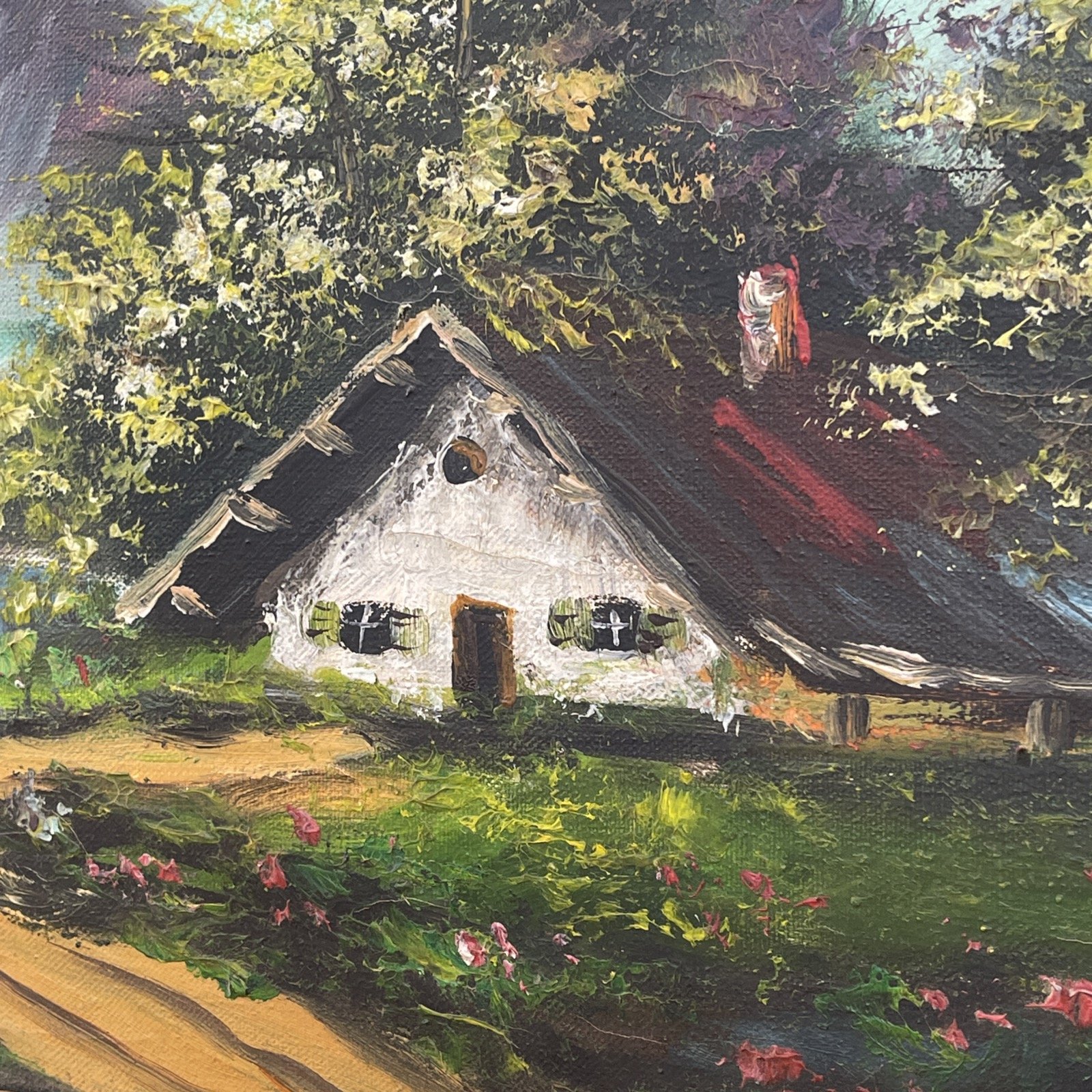 Paining in oils