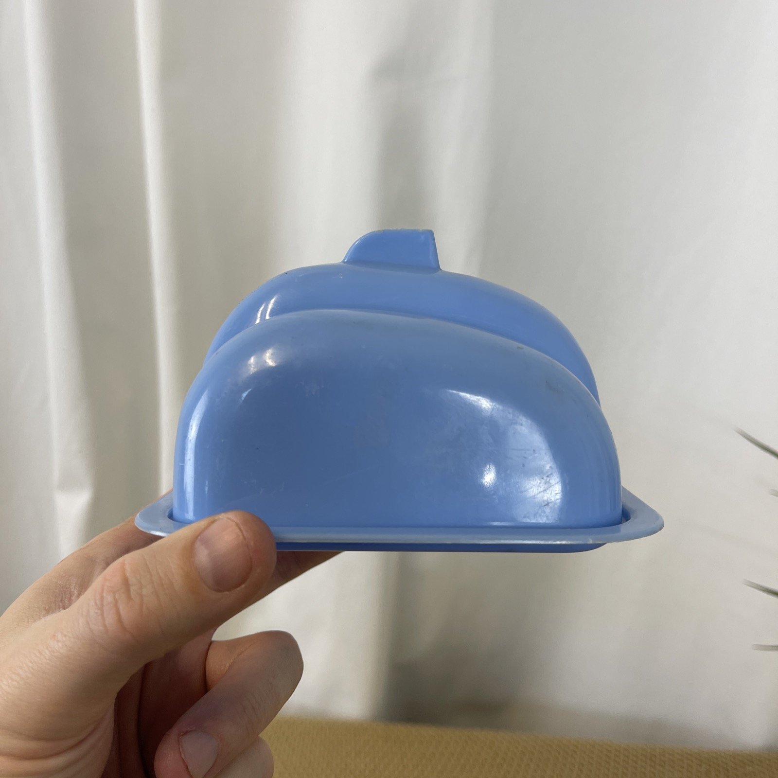 Retro butter dish bakelite baby blue retro kitchen