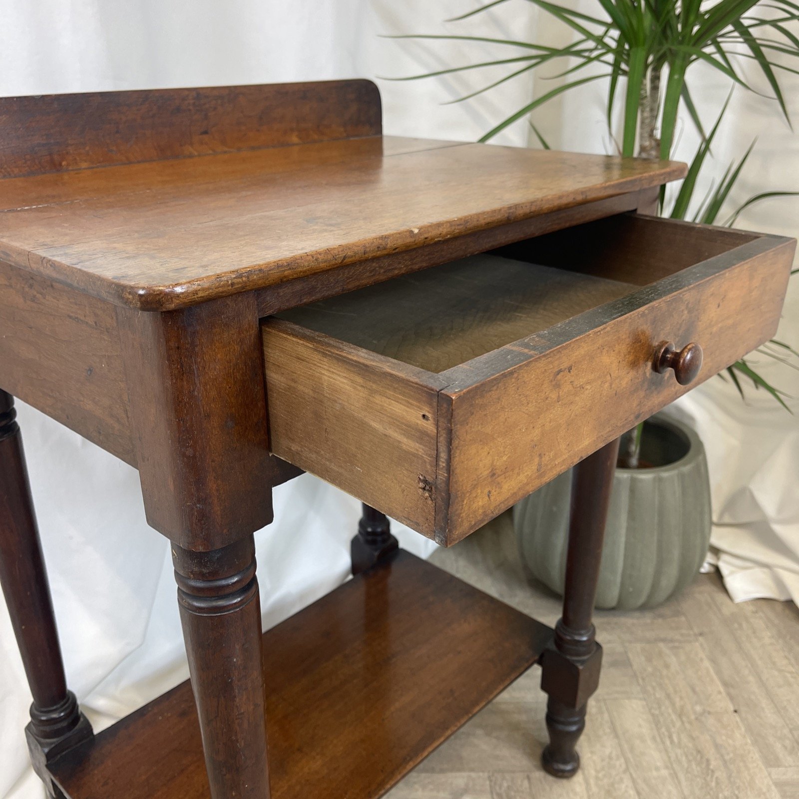 Victorian bathroom sink cabinet side table stand