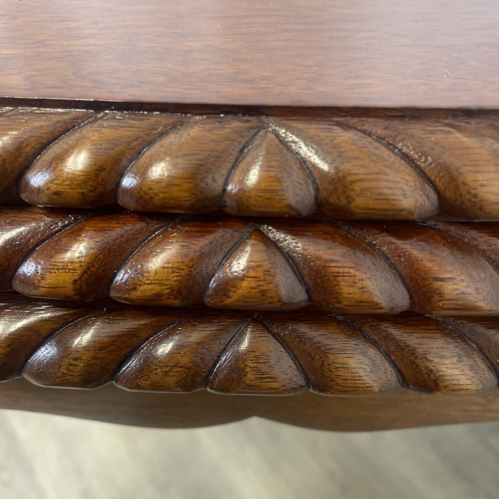 Wooden nest of tables, antique furniture