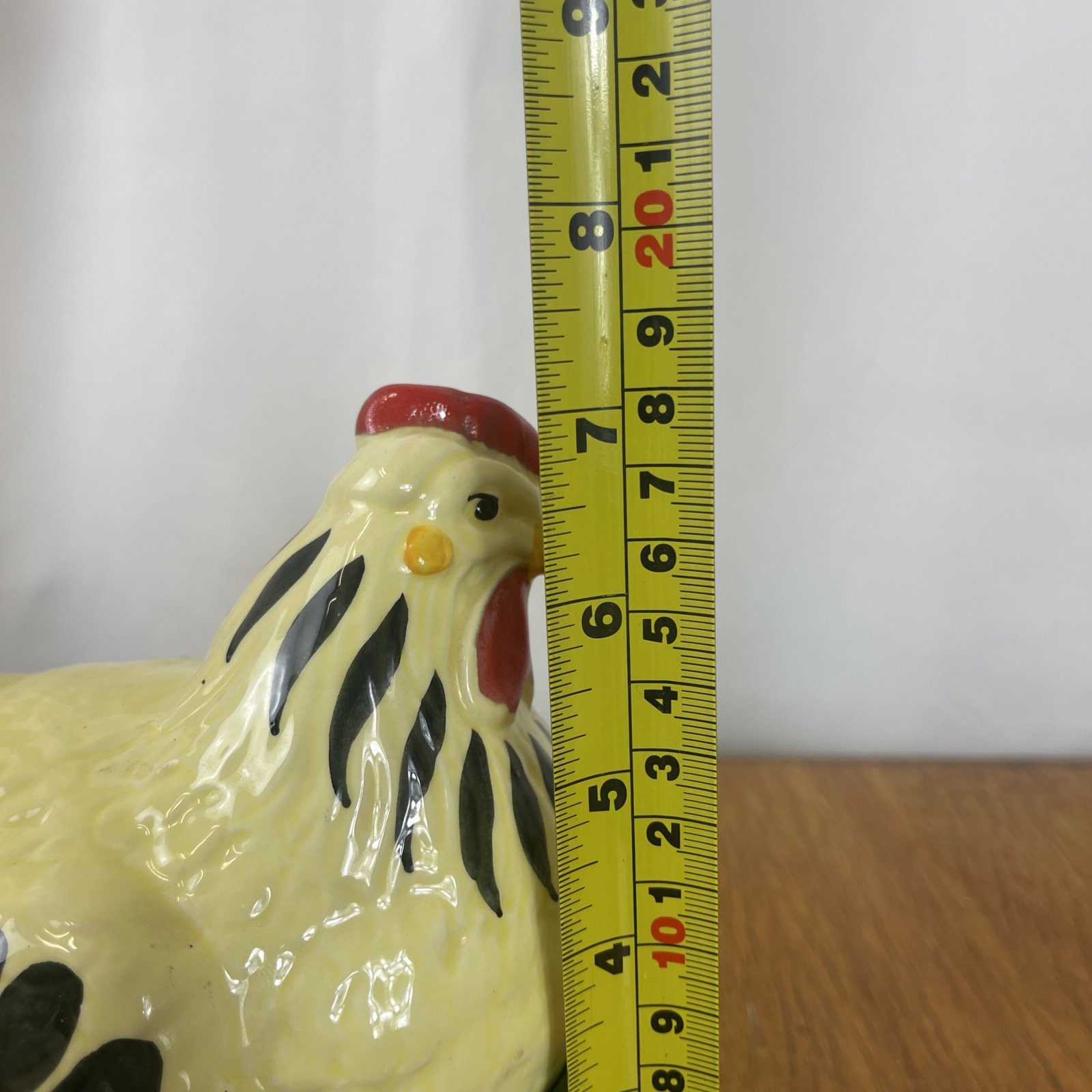 Vintage ceramic chicken egg storage jar