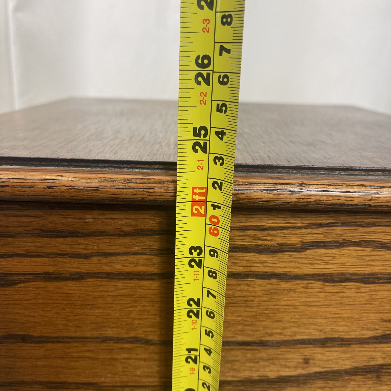 Vintage sewing box tall side table