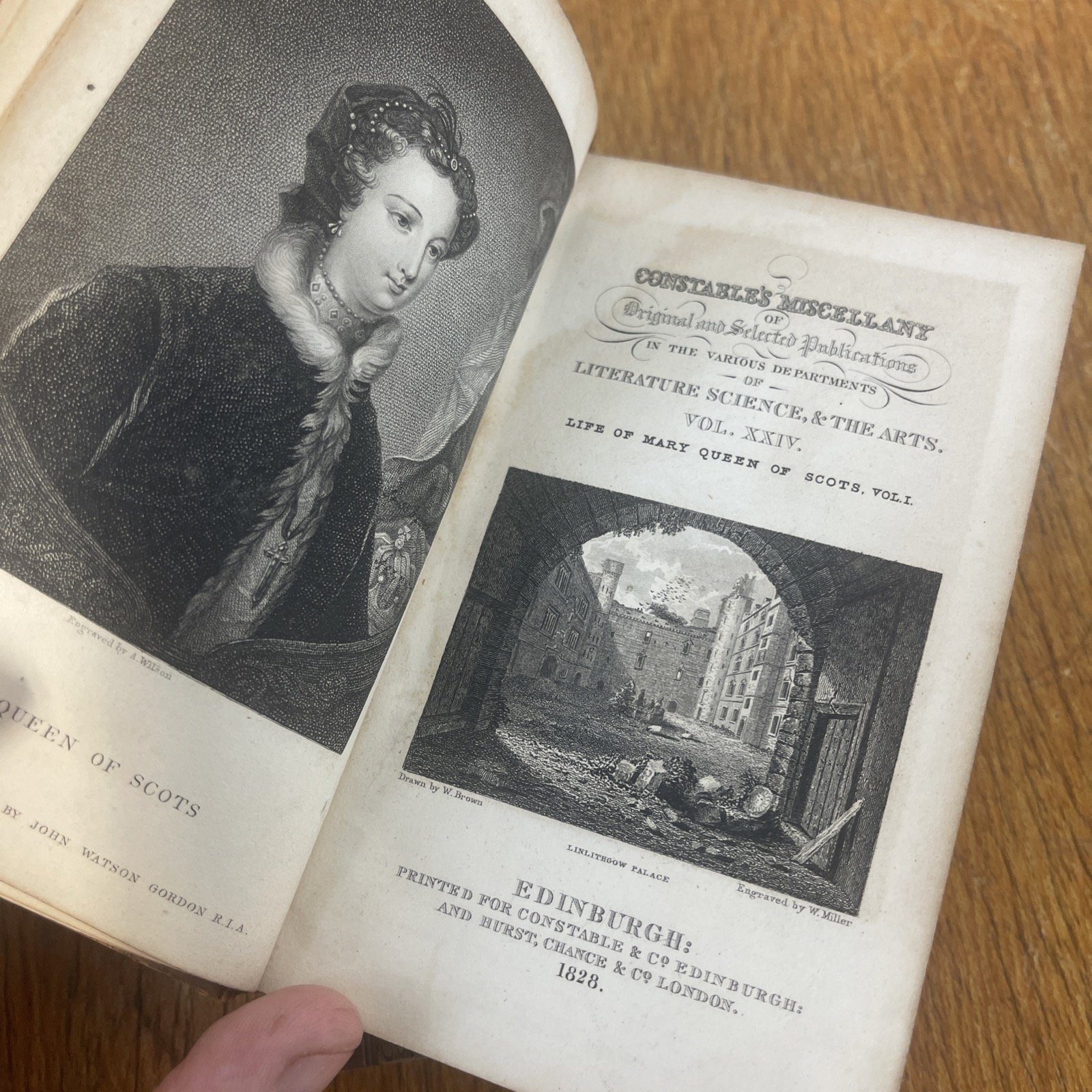 Vintage history of Mary Queen of Scots