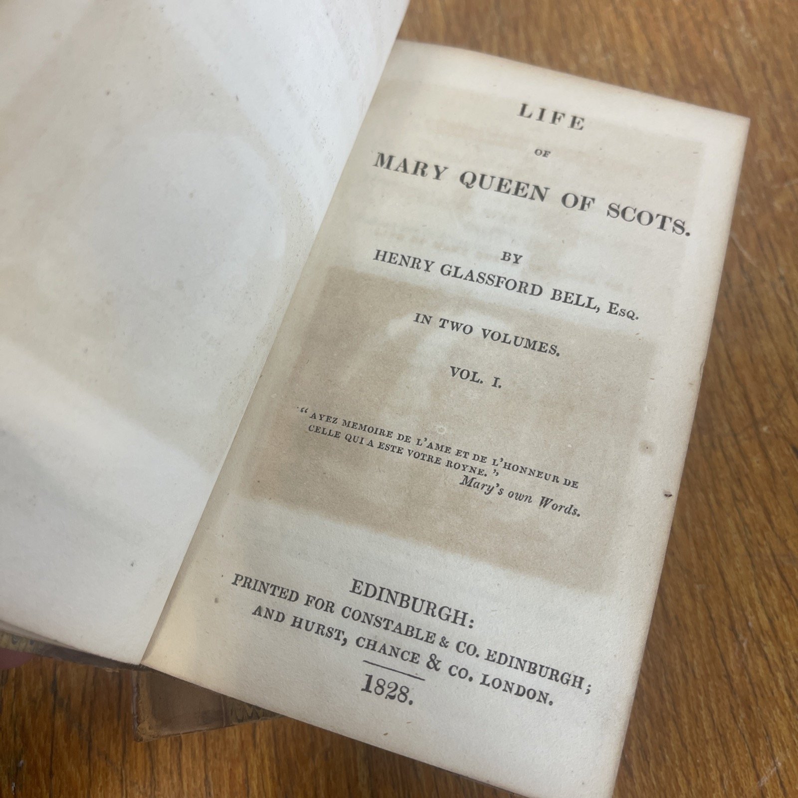 Mary Queen of Scots volume 1 & 2 books