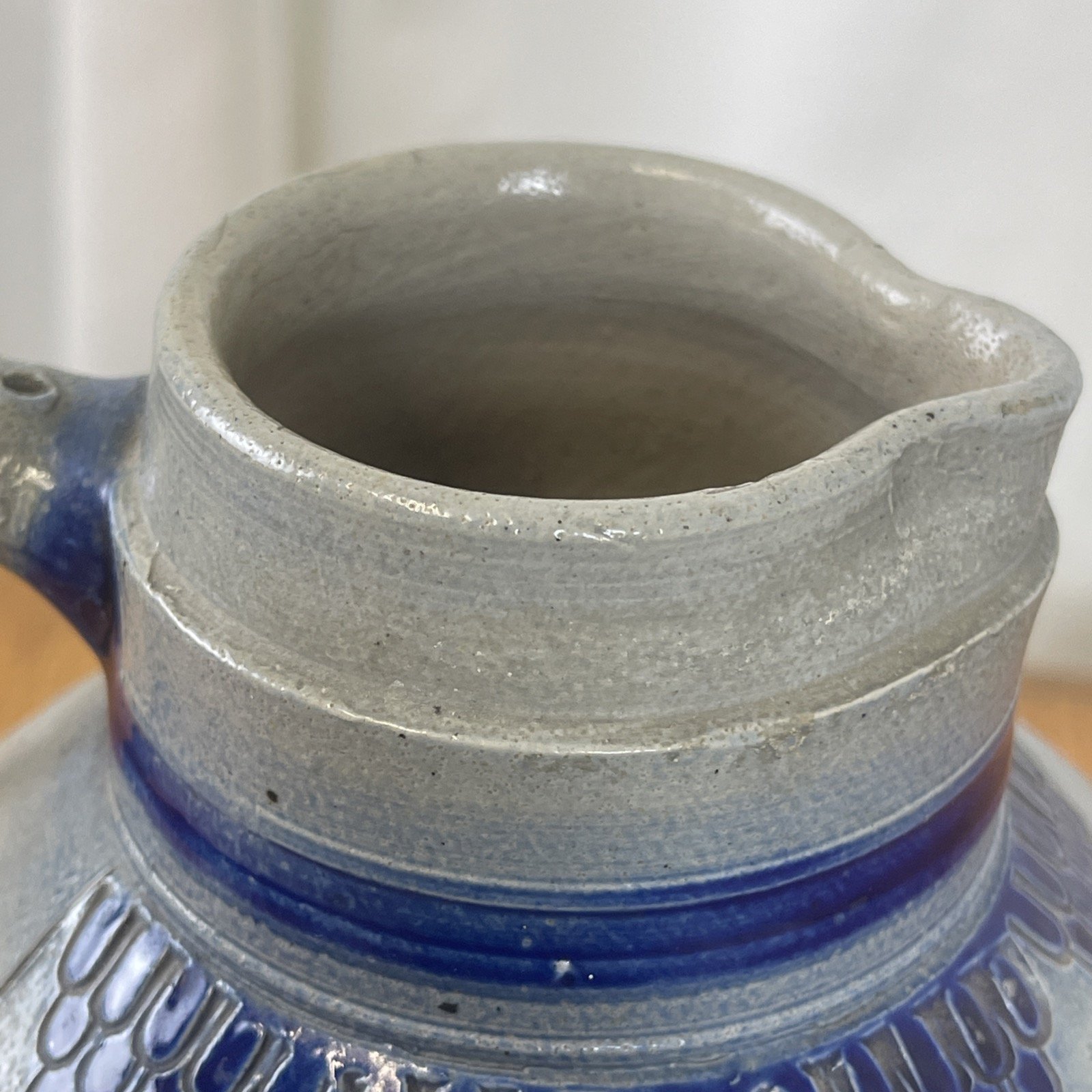 German salt glazed jug