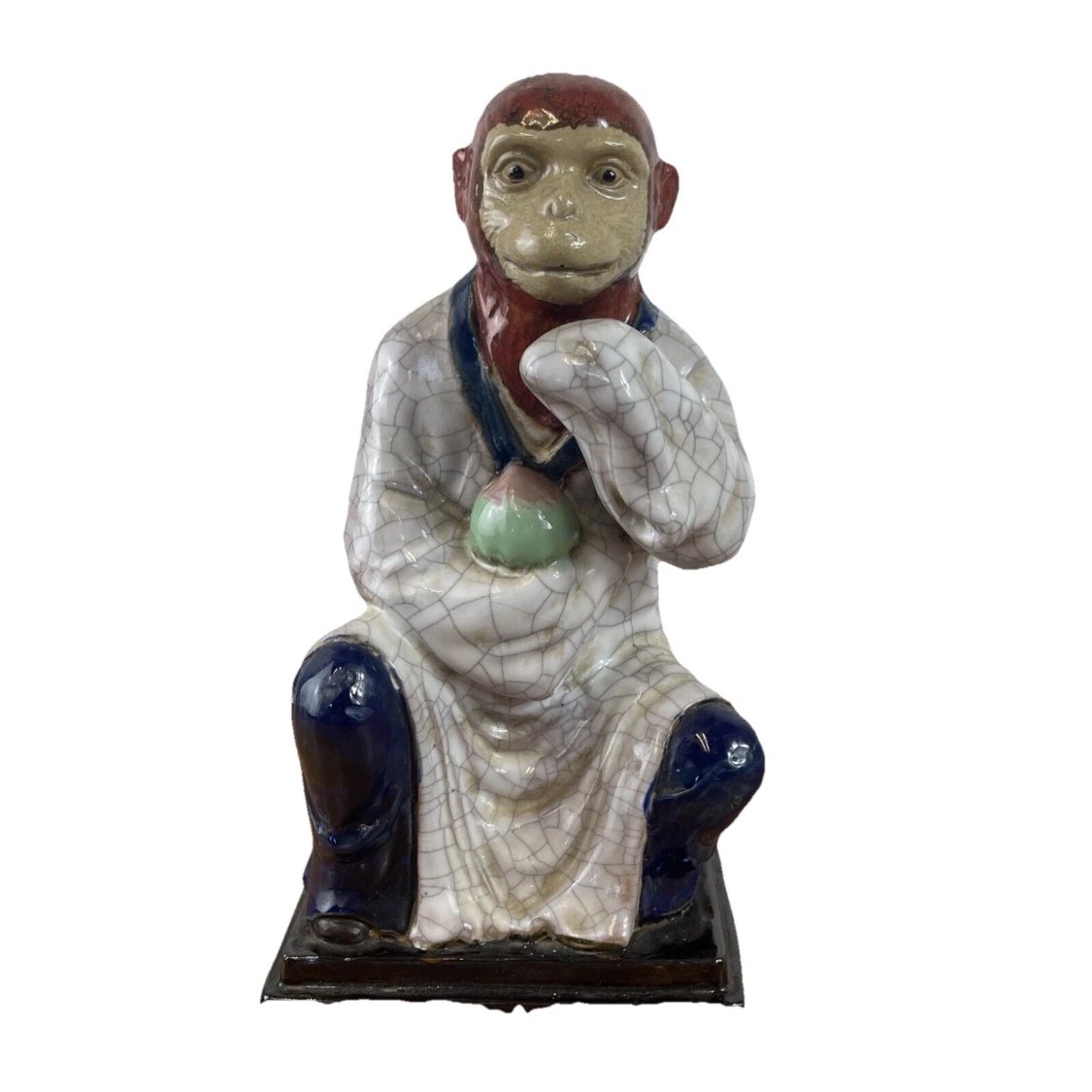 Chinese zodiac pottery ceramic monkey