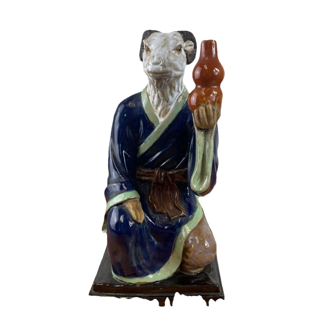 ceramic pottery chinese goat