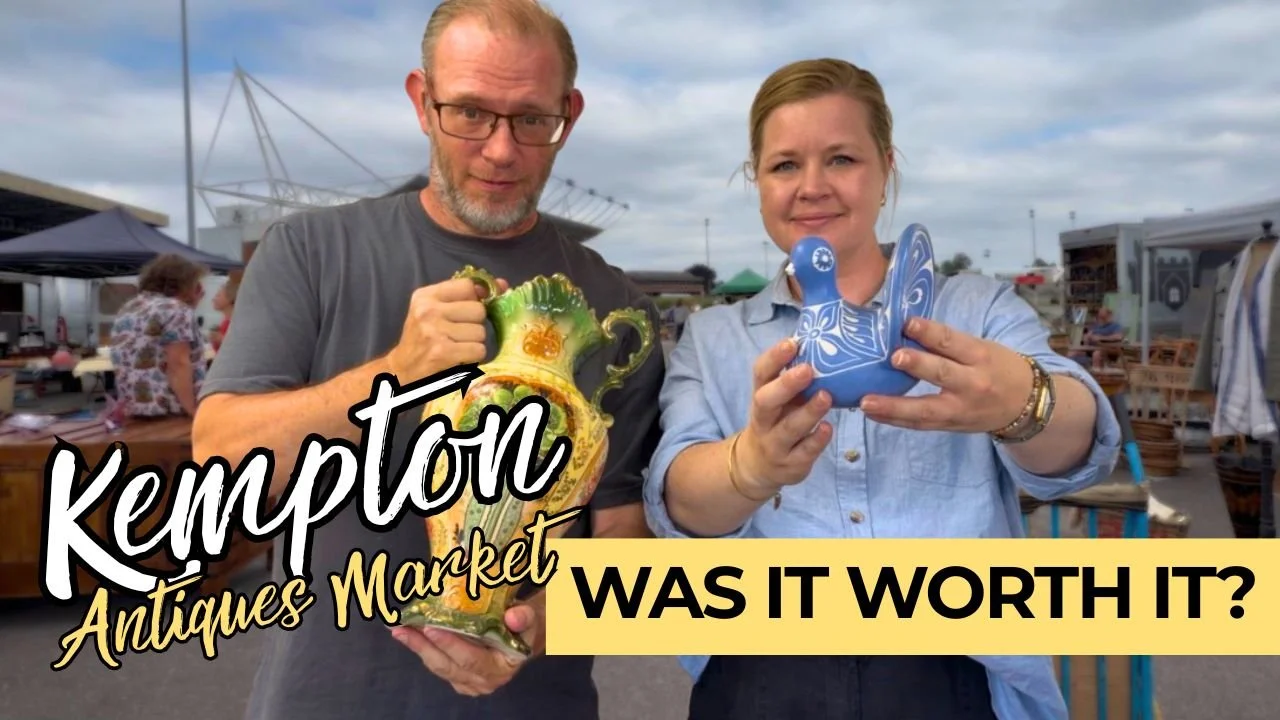 Our First Visit to Kempton Park Antiques Market: What We Found and Why We Picked It Up
