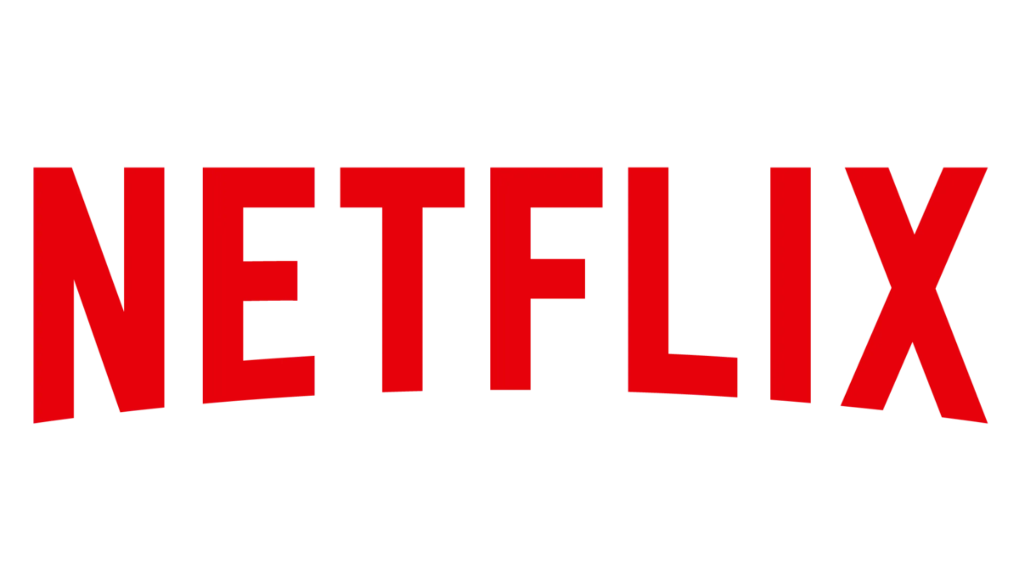 Netflix logo with the word 'NETFLIX' in red capital letters against a black background.