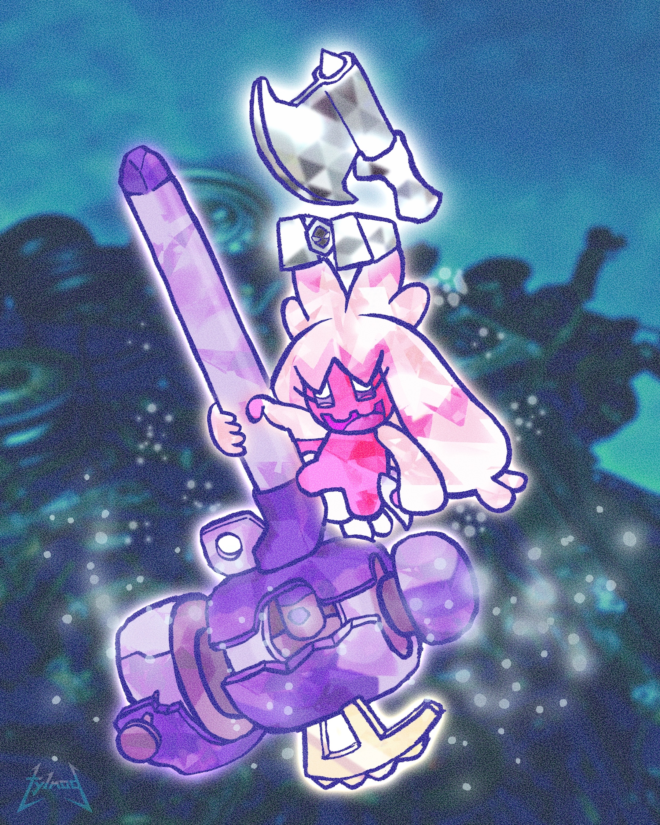 Entry for #peachtober25 on Instagram 27: Axe