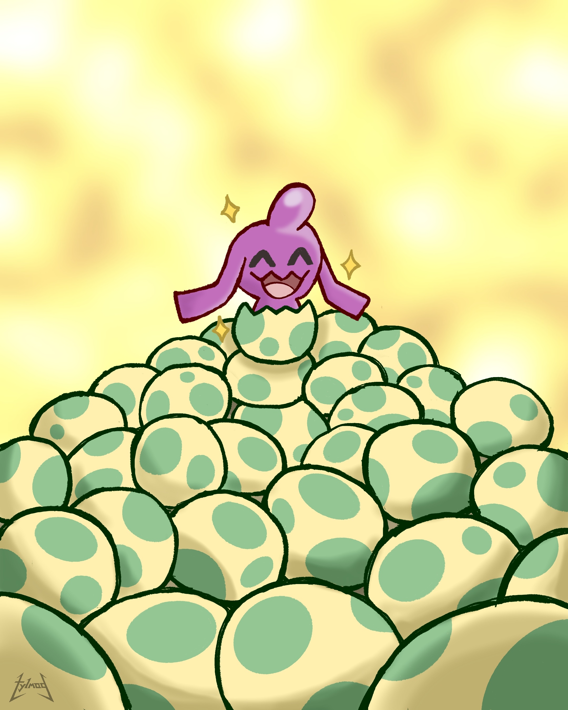 Entry for #peachtober25 on Instagram 16: Hatch