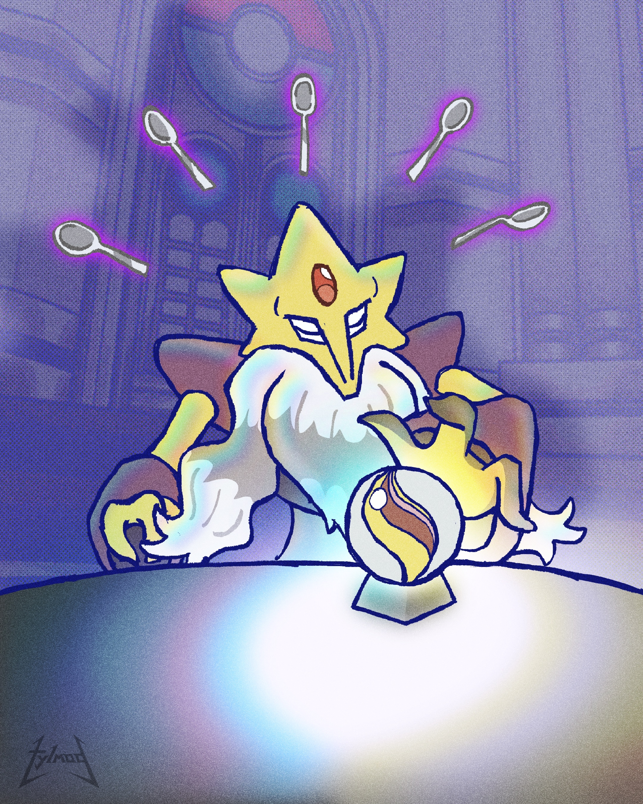 Entry for #peachtober25 on Instagram 13: Marble