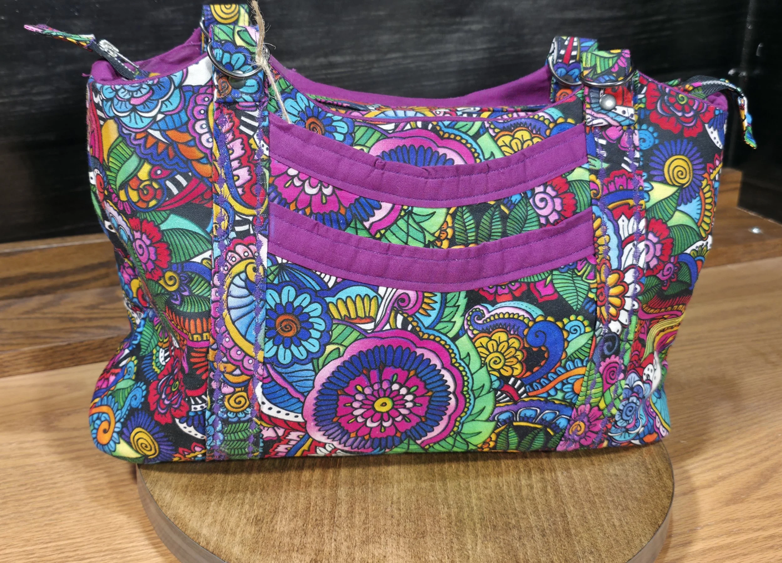 Limited Edition Fabric - Floral Stained Glass