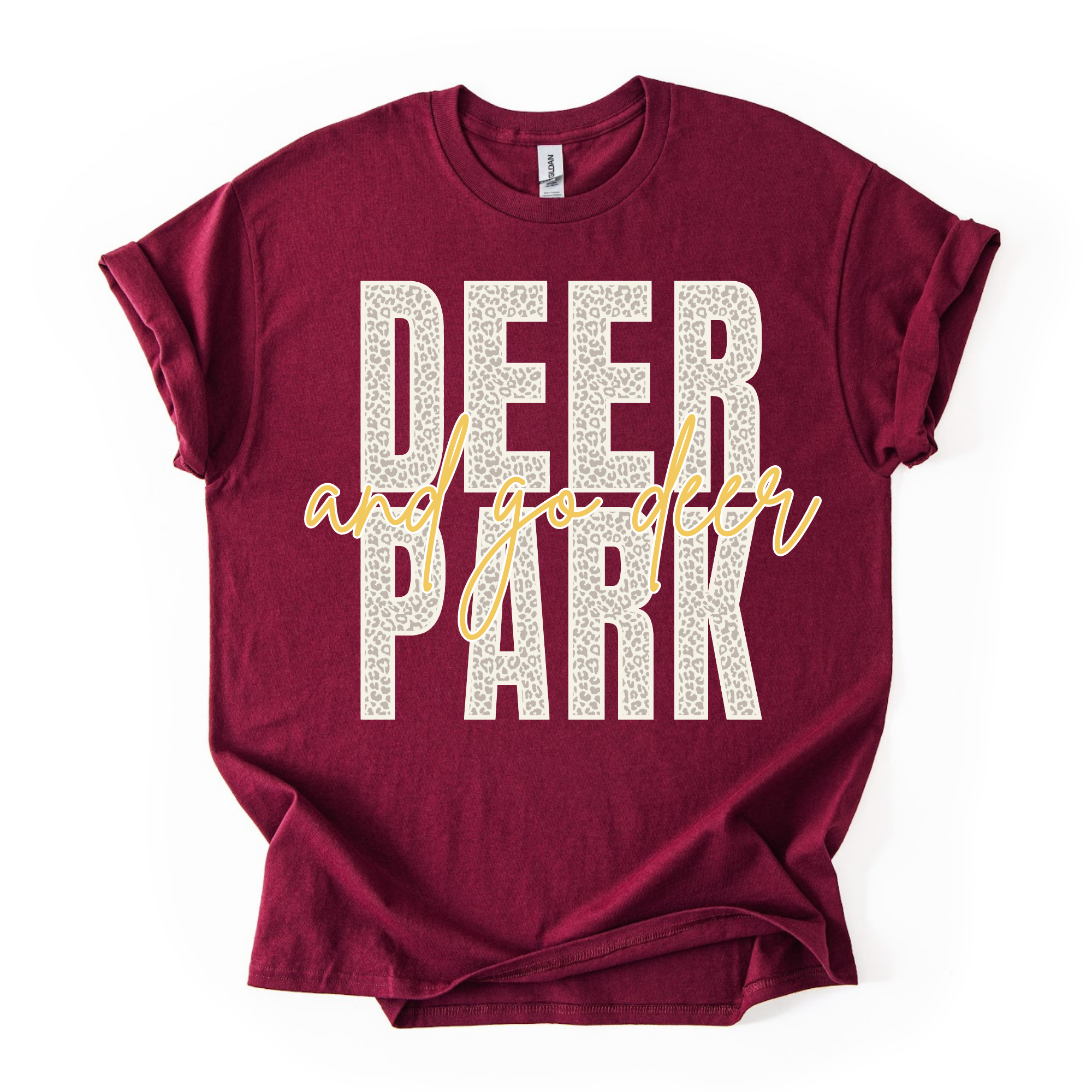 White Leopard Deer Park T-Shirt