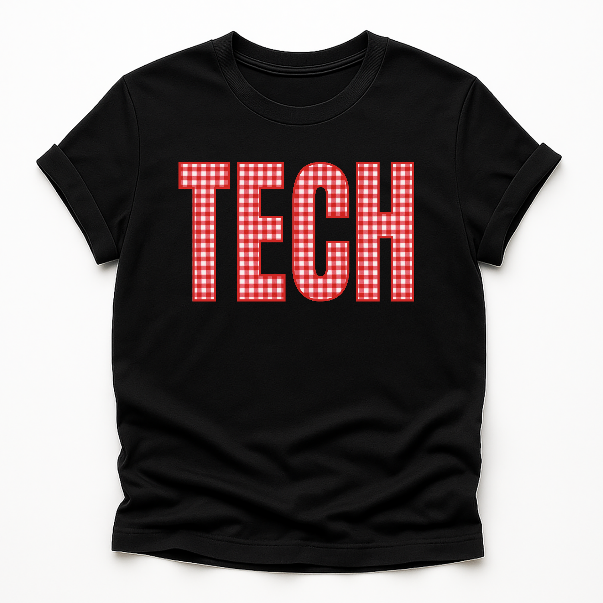Gingham Tech T-Shirt