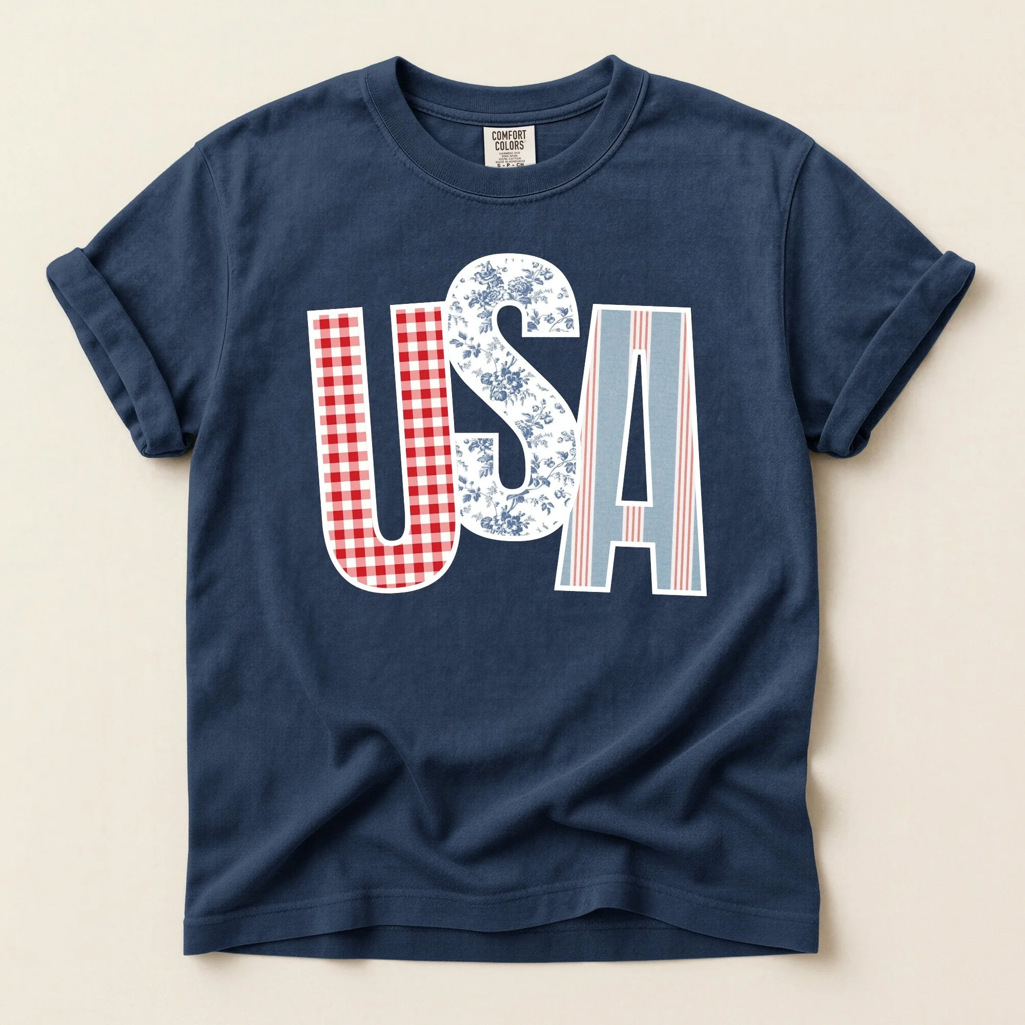 Patchwork USA T-Shirt