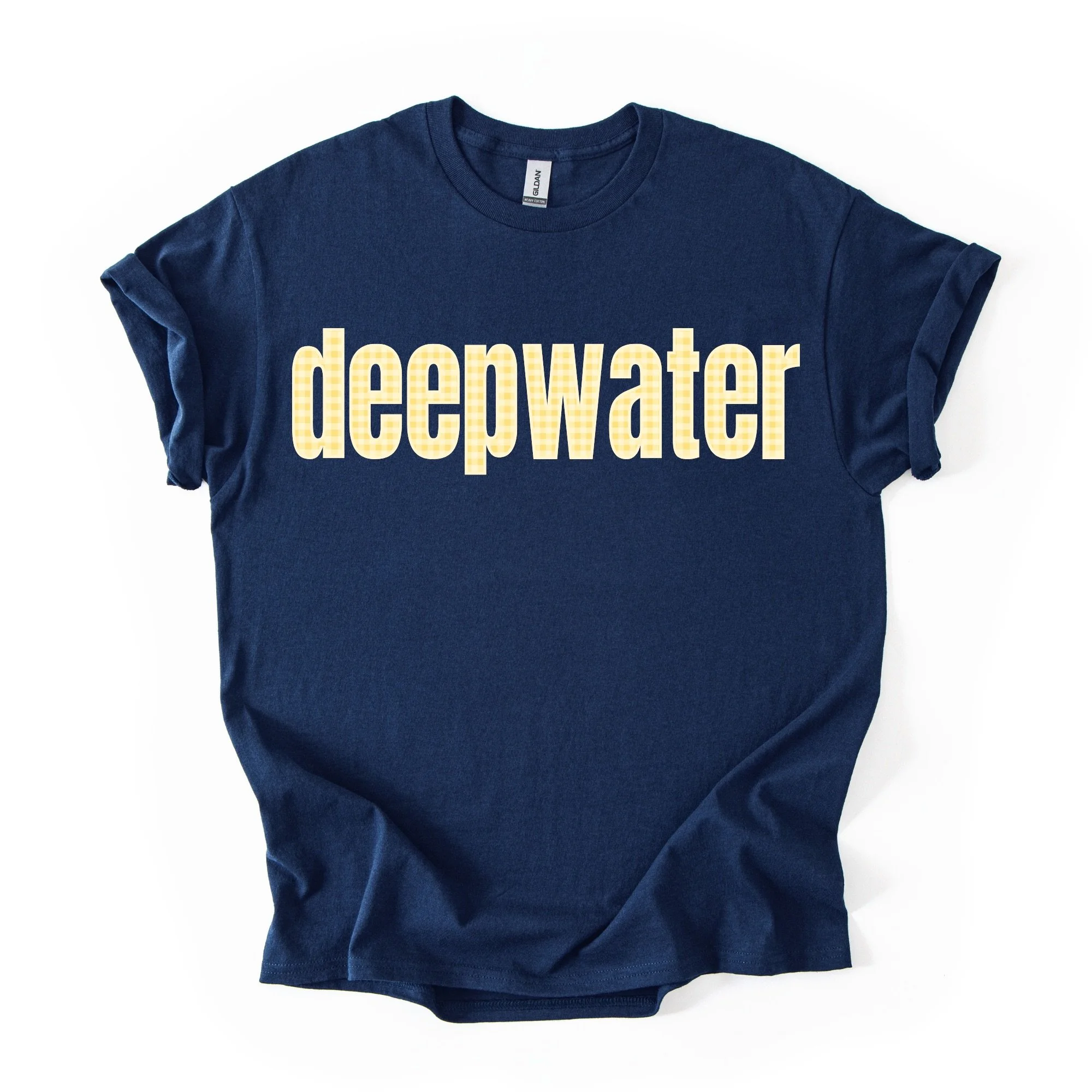 Yellow Gingham Deepwater T-Shirt