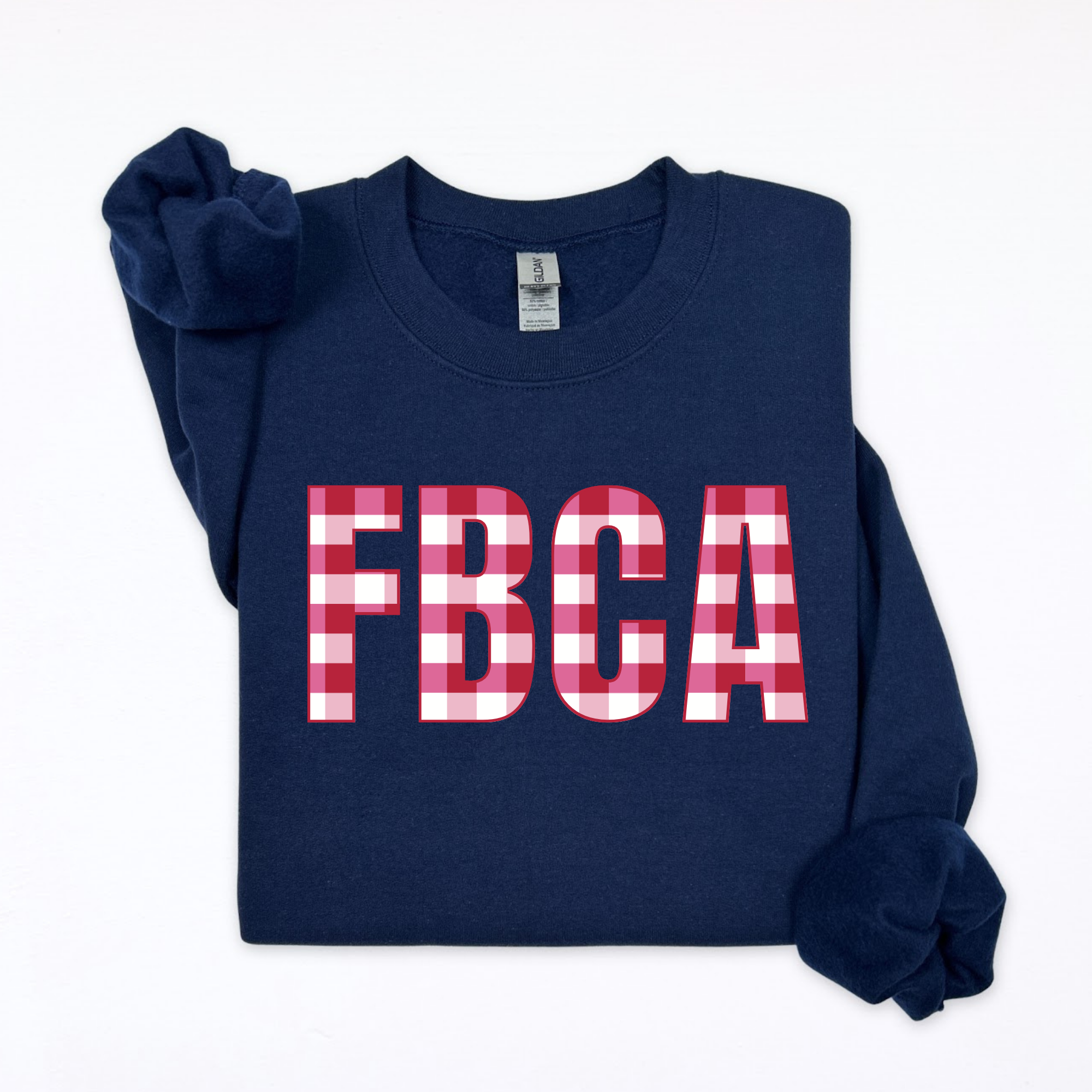 Red Checked FBCA Sweatshirt