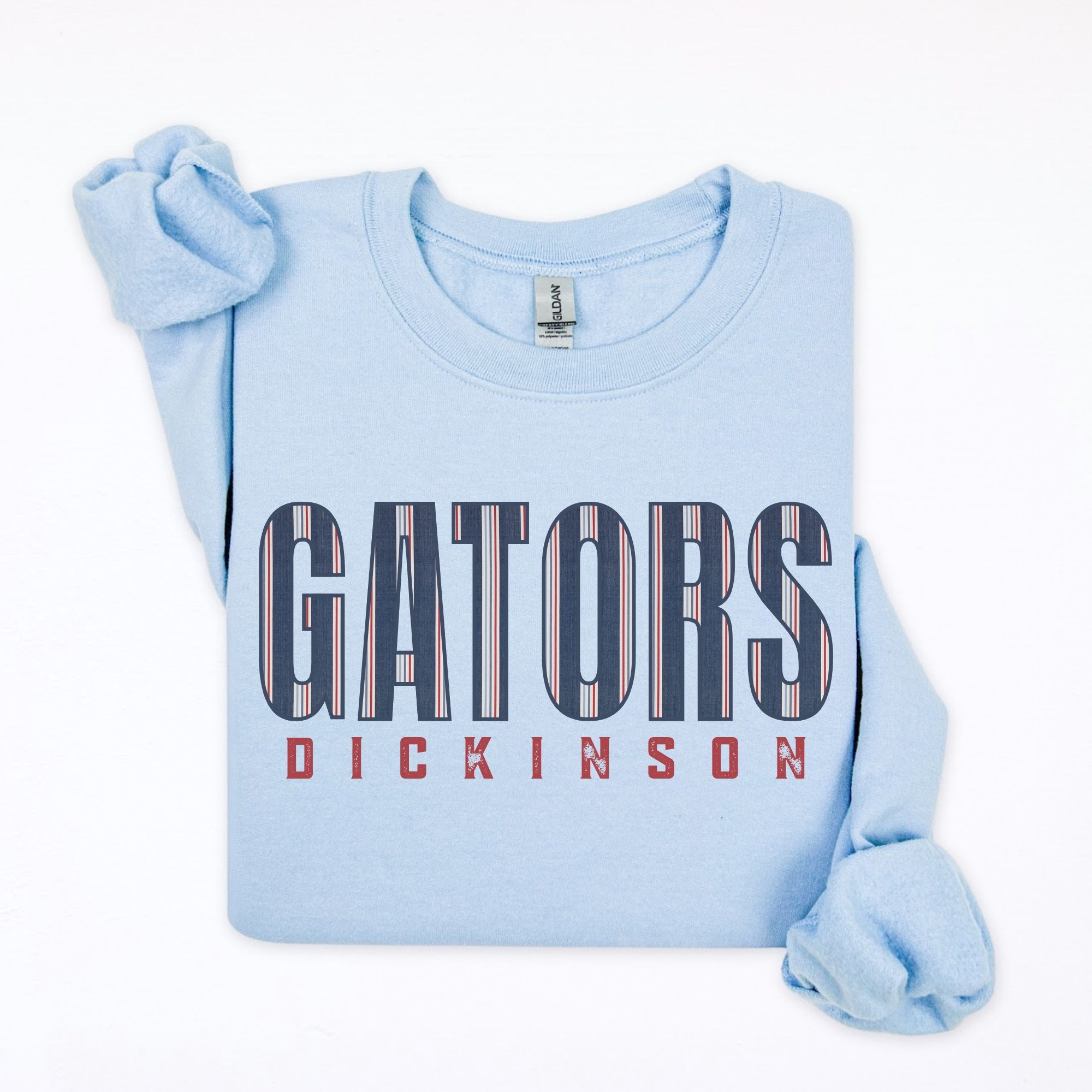 Striped Dickinson Gators Sweatshirt