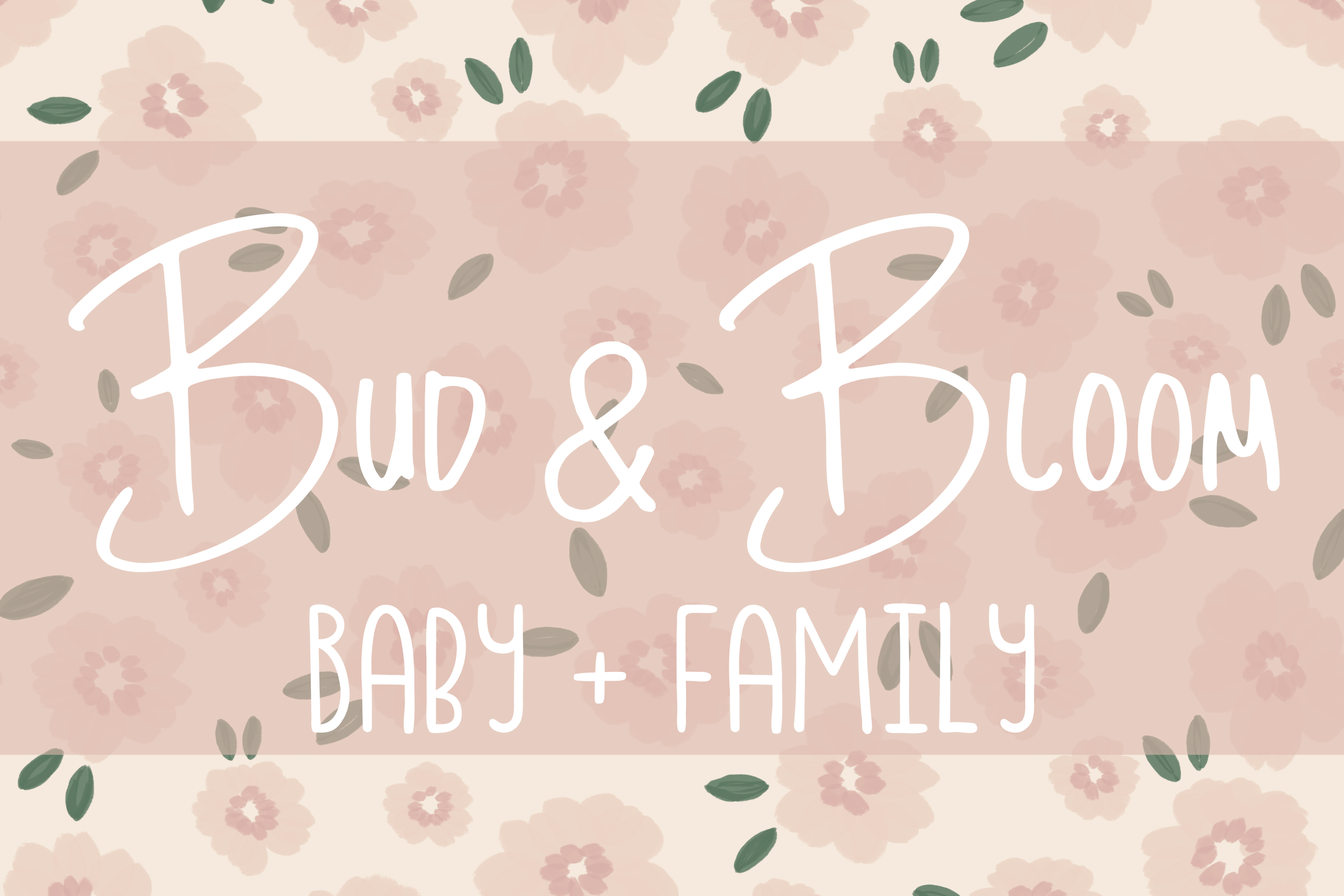 Floral Print background with Bud and Bloom acr