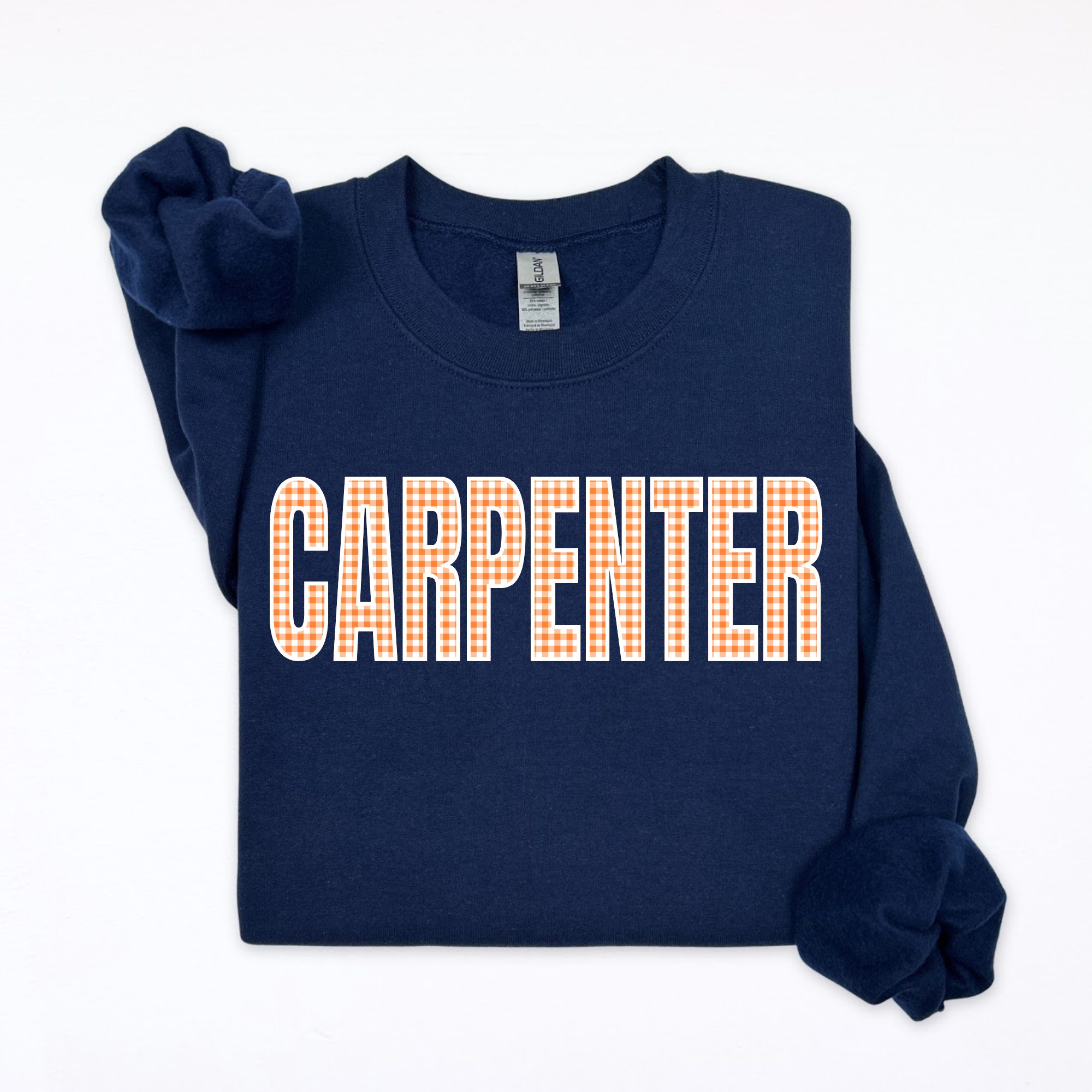 Gingham Carpenter Sweatshirt