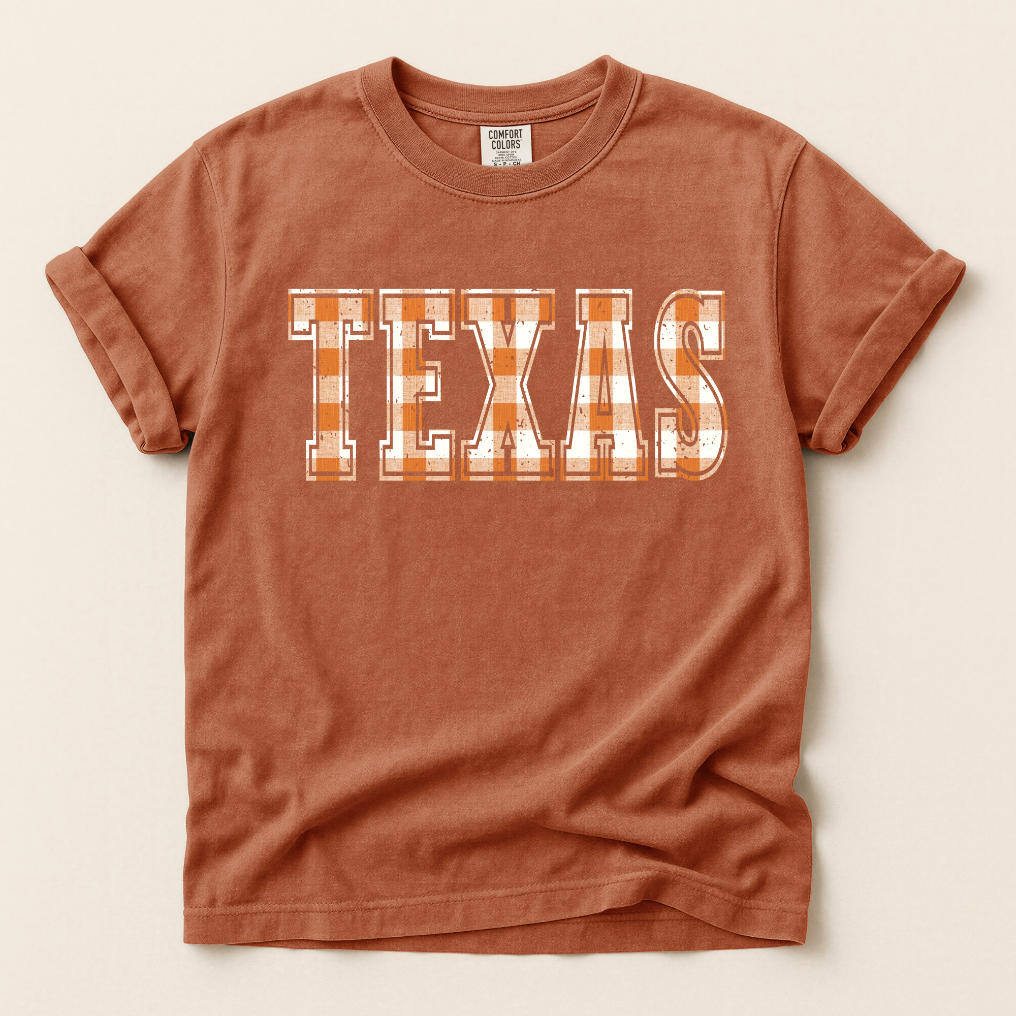 College Designs - Buffalo Checked Texas T Mockup.png
