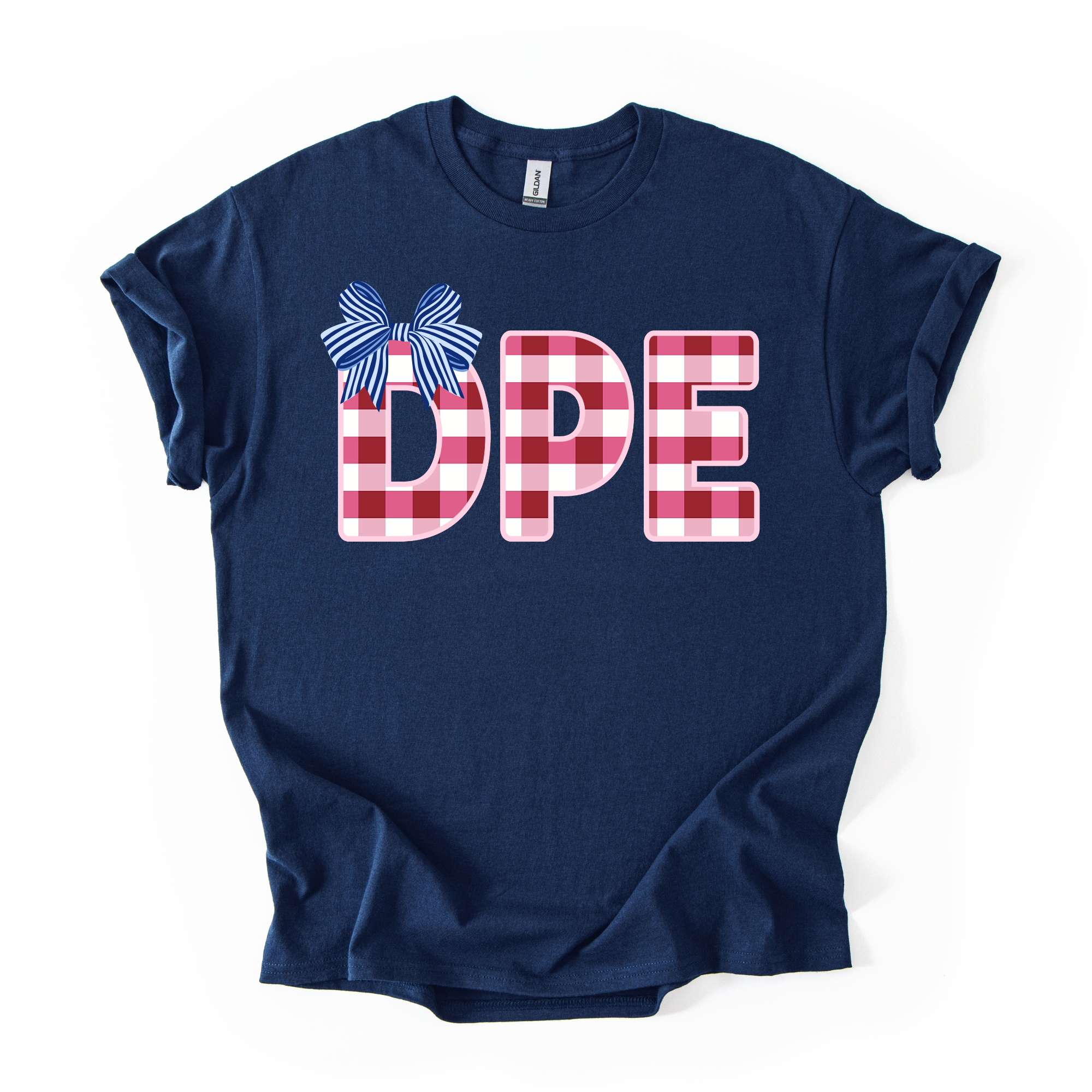 Gingham Bow DPE T-Shirt