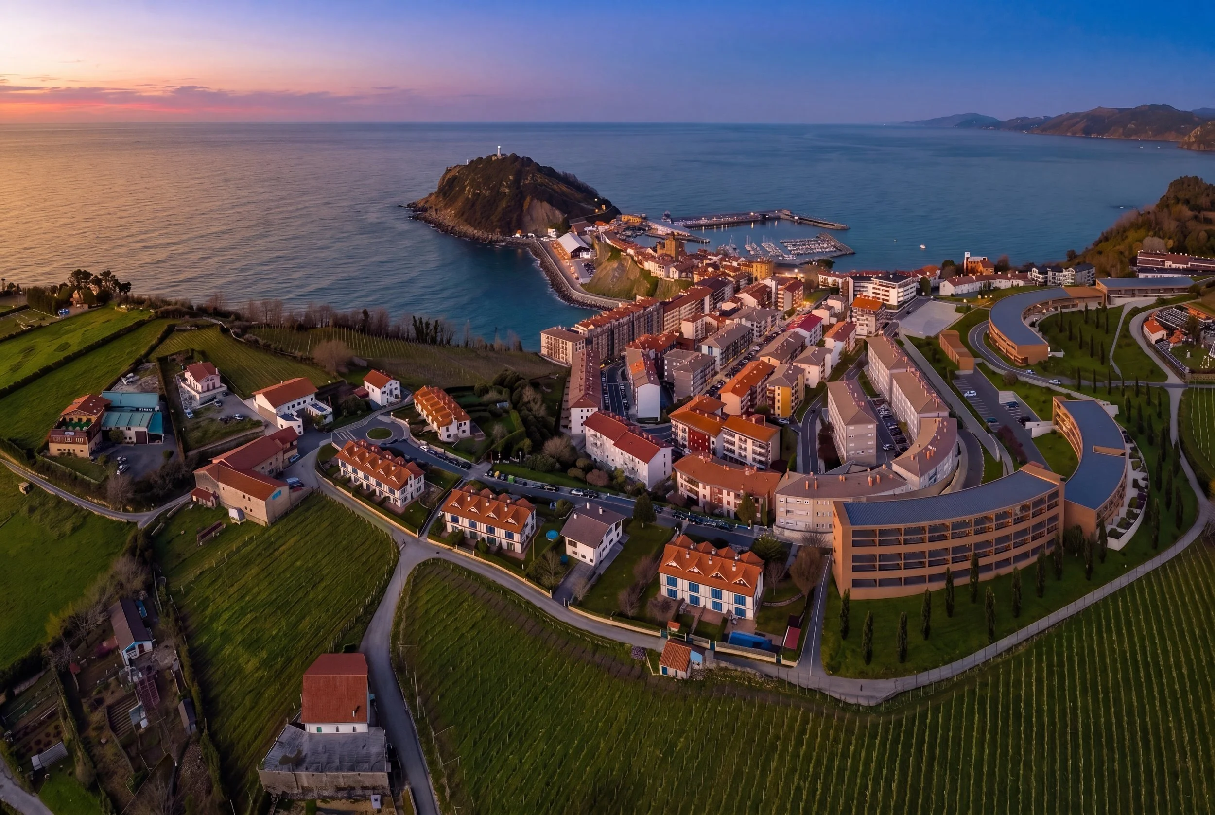 Getaria Master Plan. Proposed Development Aerial View