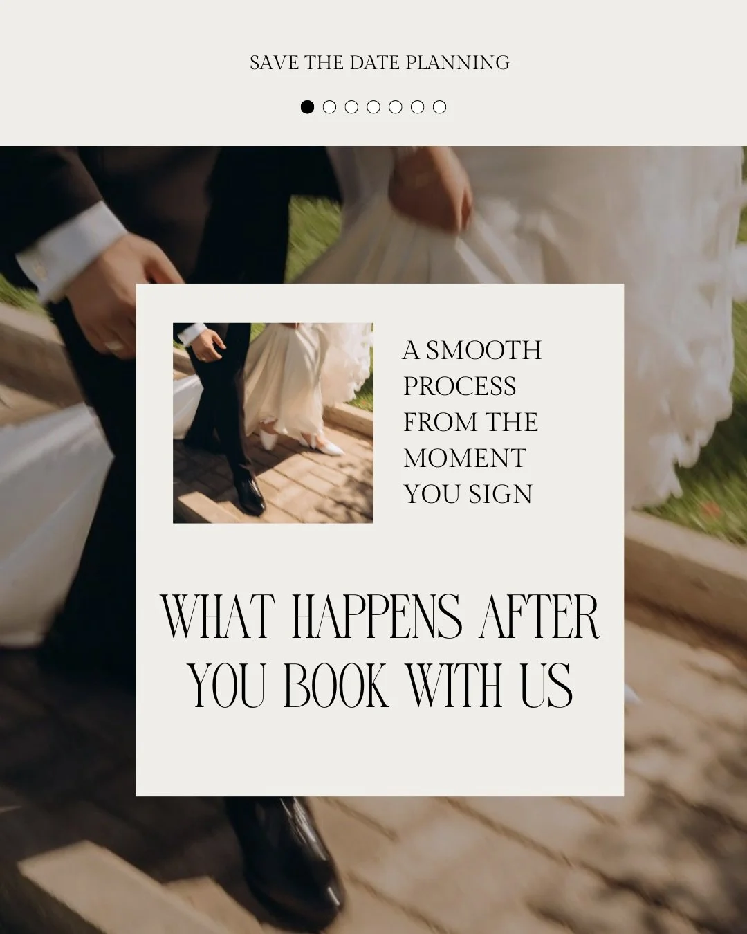 Planning your wedding should feel exciting not overwhelming. This walks you through exactly what happens after you book with Save The Date Planning so you always know what to expect.

From the moment your contract is signed to the support you receive