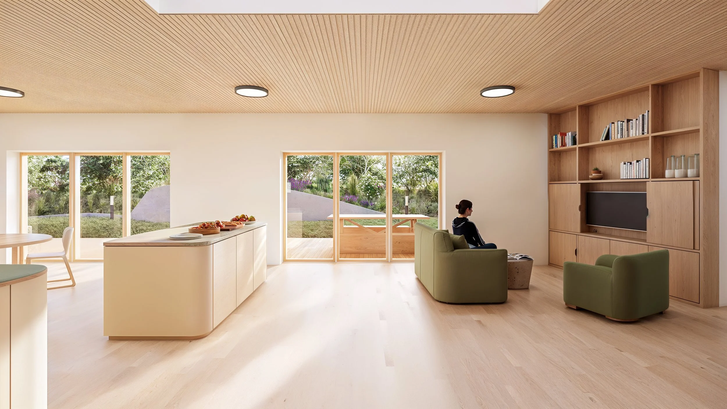 Shared common space in the Big H building supporting everyday life and interaction