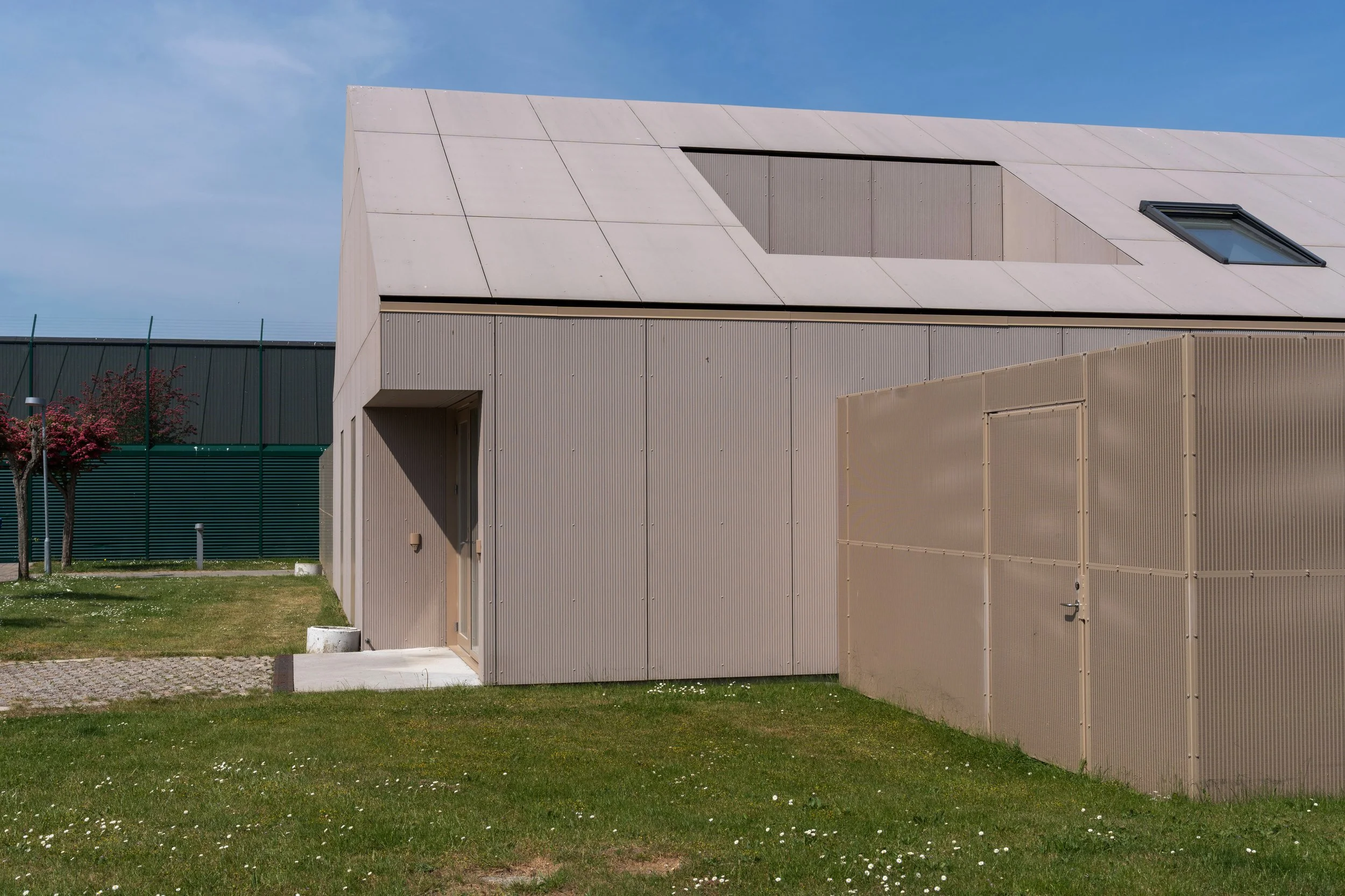 Side elevation of the visiting building at Jyderup Women’s Prison