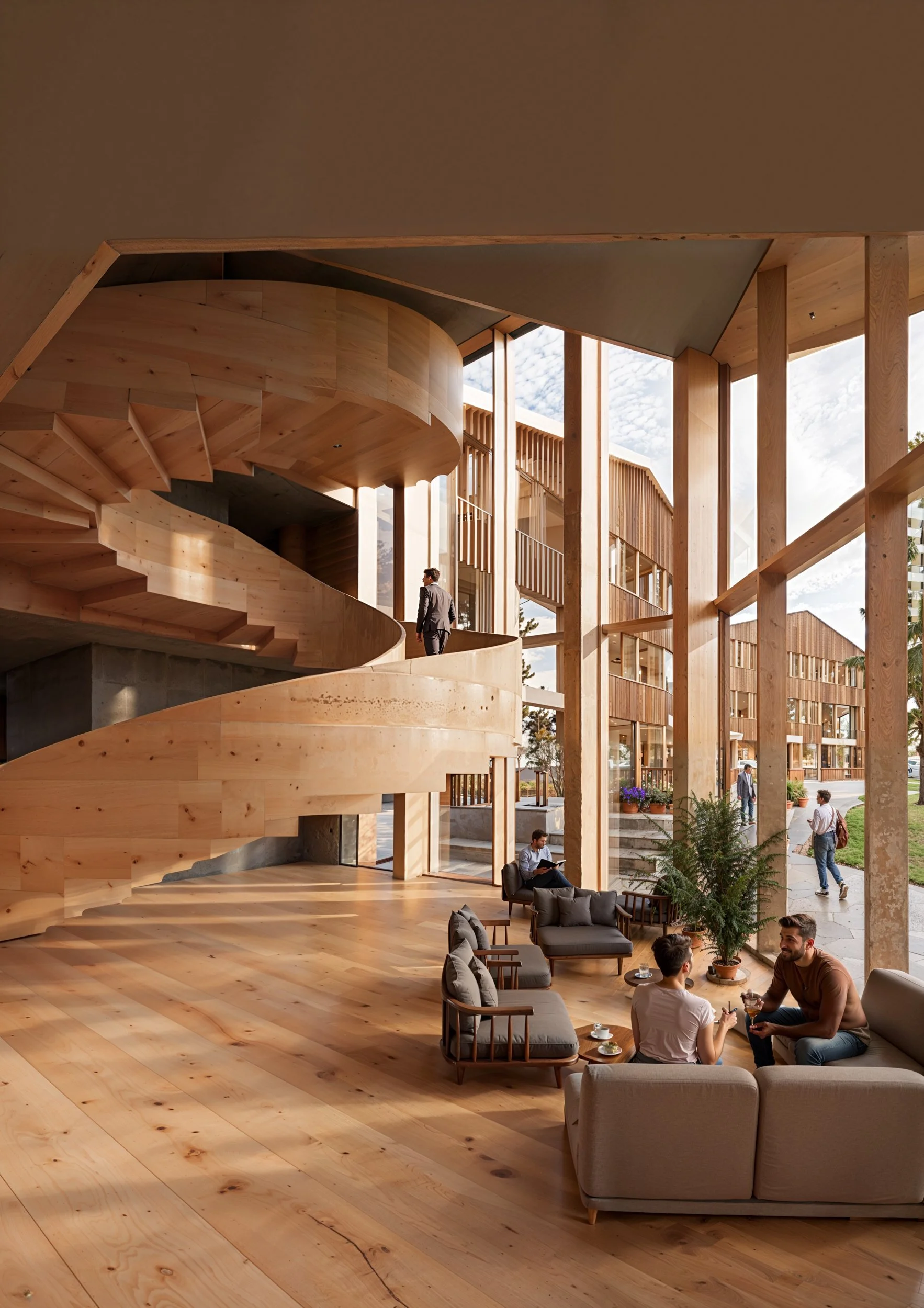 Main Apartment Building  - Atrium