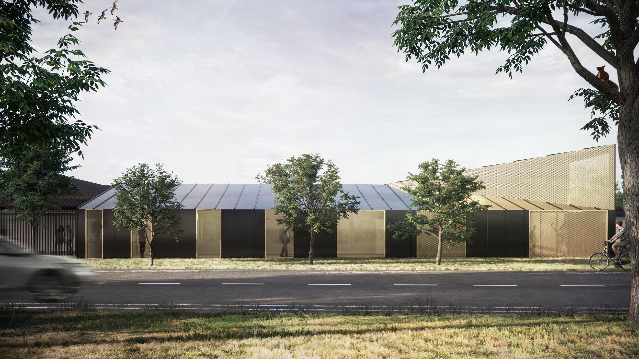 Facade af den psykiatriske afdeling i Broenderslev