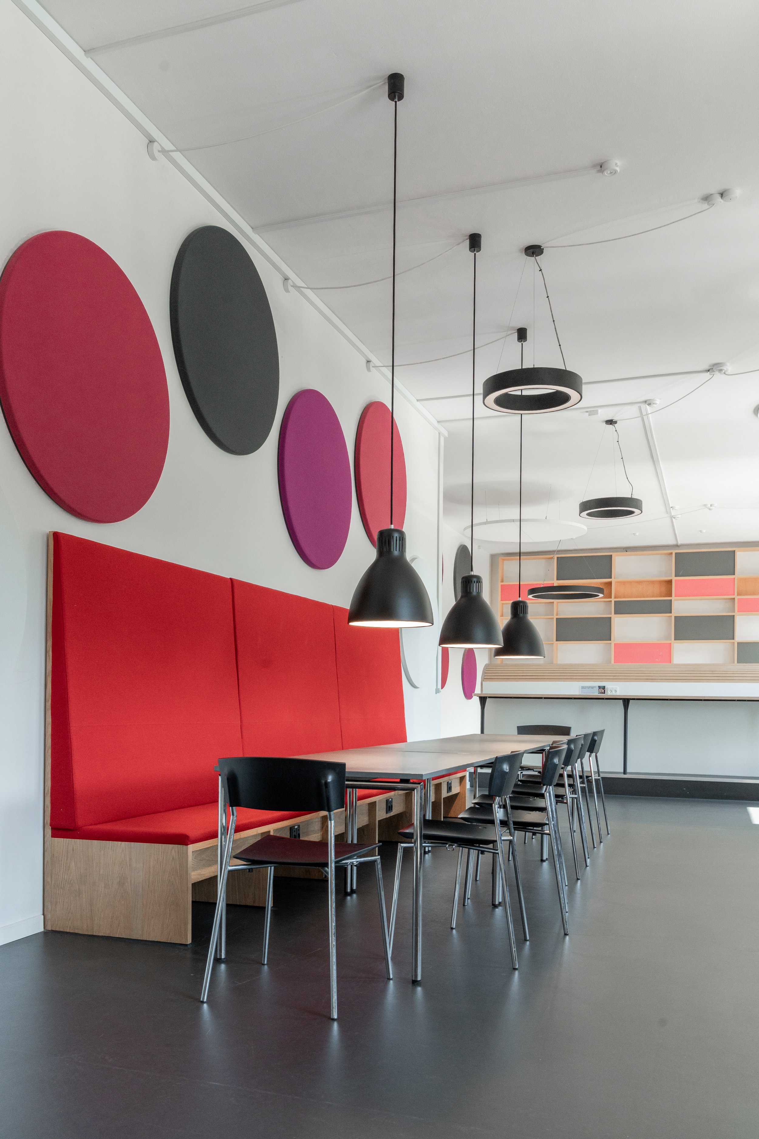 Loungeomraade der understoetter studiearbejde og social interaktion