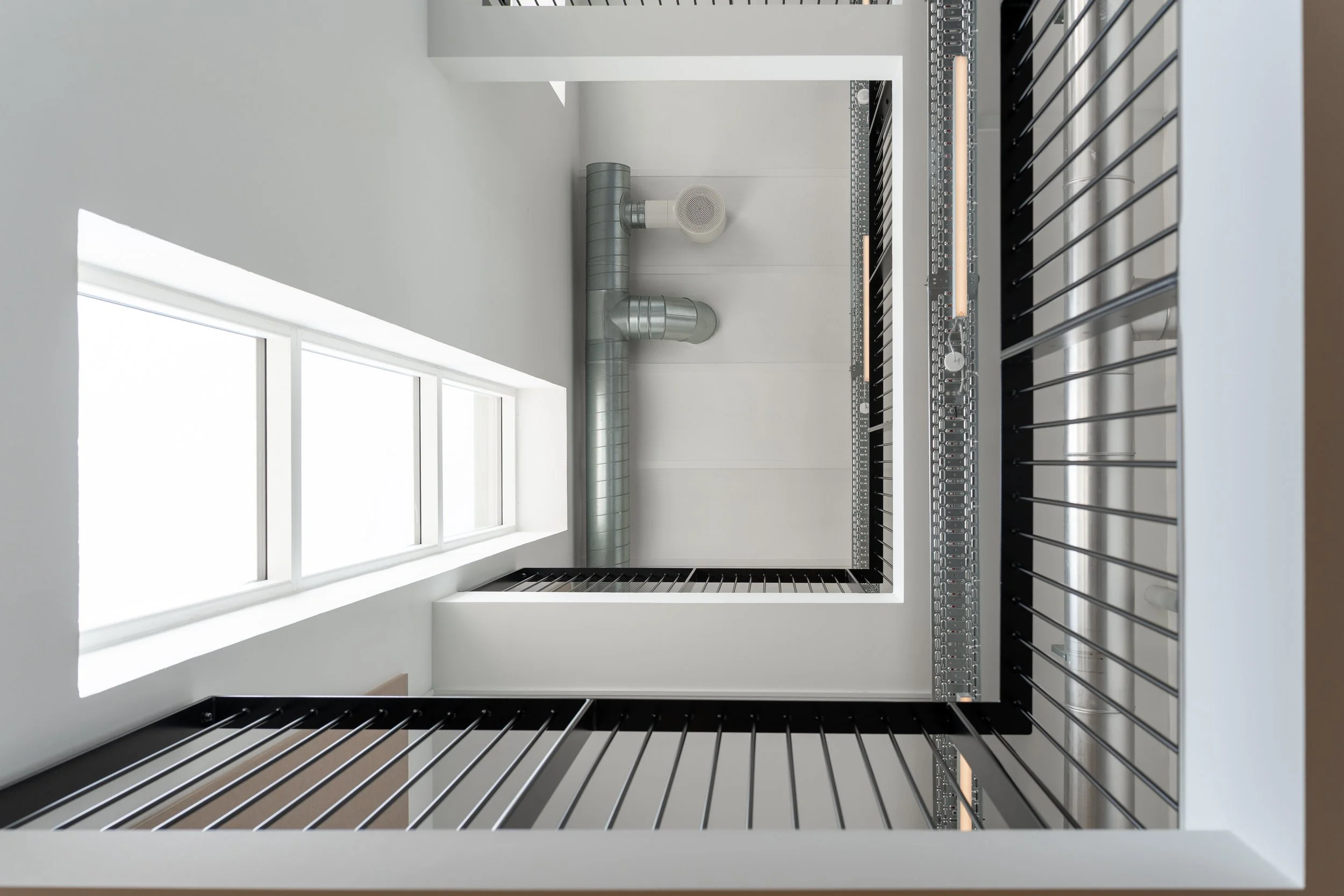 Ceiling detail inside the renovated Maribo Halfway House
