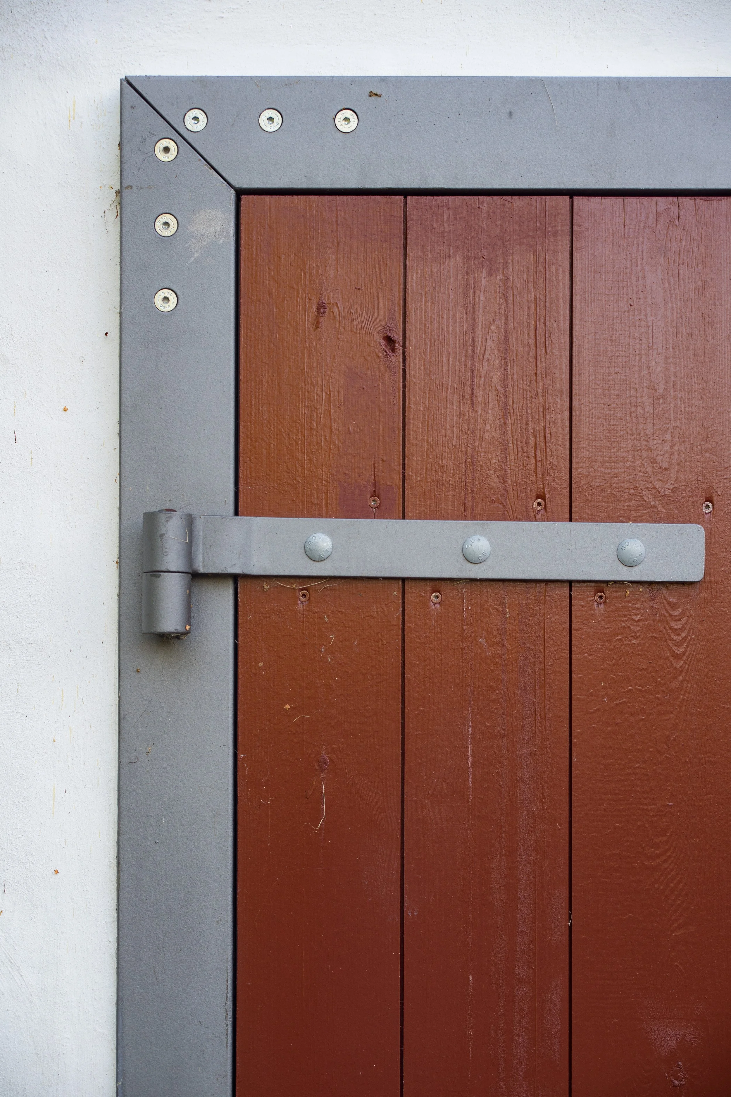 Door detail at Vognporten, Nivaagaard Teglværk
