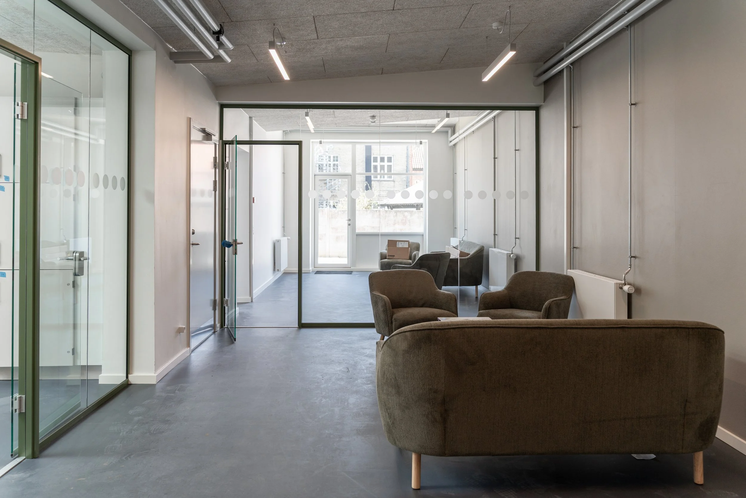 Community area supporting daily interaction at Maribo Halfway House