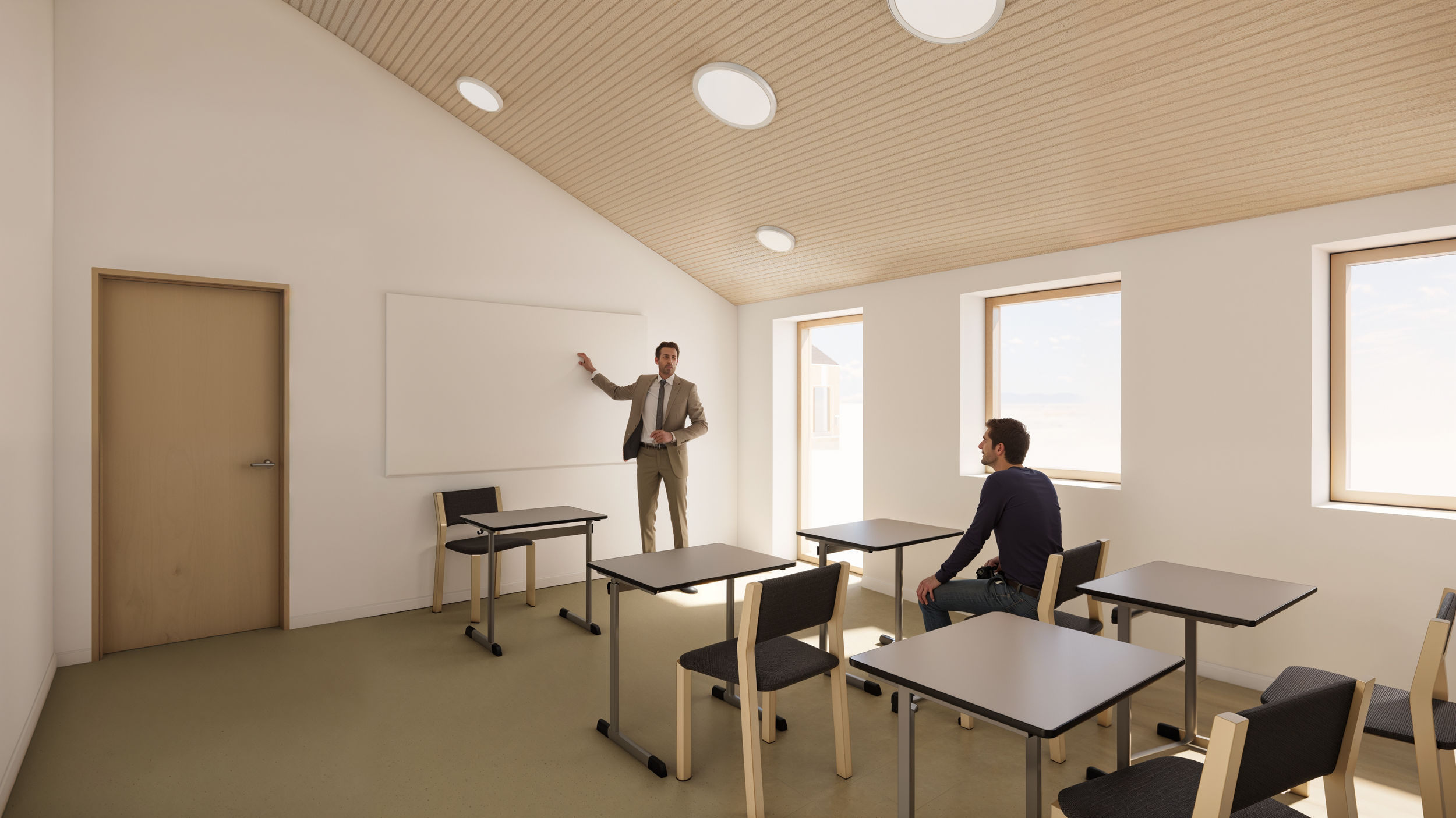 Education room at Sønder Omme Prison