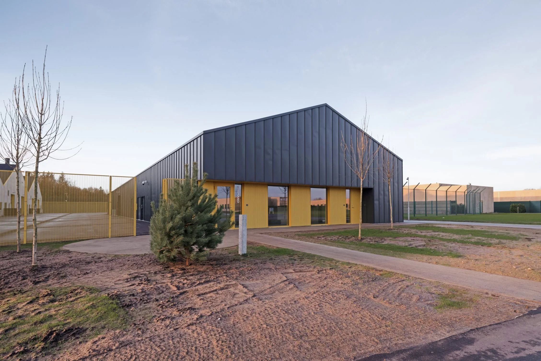 Exterior view of the canteen at Sønder Omme Prison