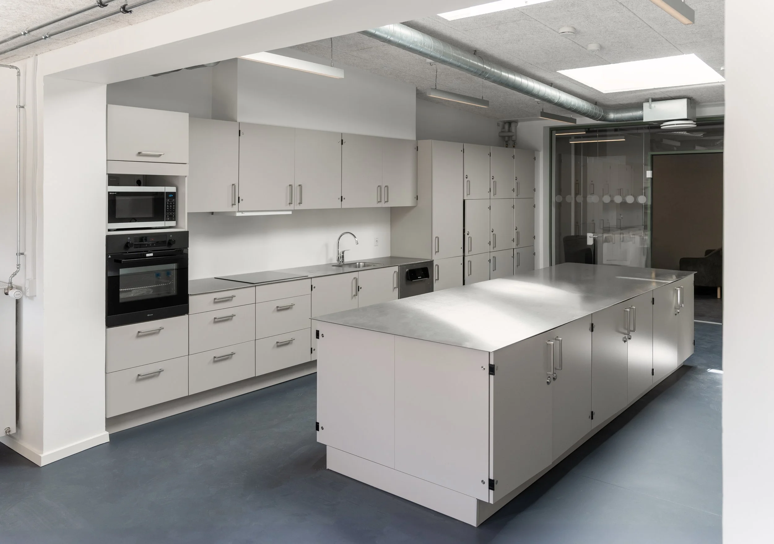 Shared kitchen facilities for residents at Maribo Halfway House