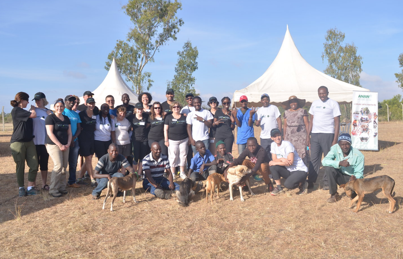 Some of the ANAW team following a successful vaccination clinic