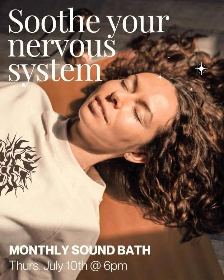 You don&rsquo;t have to push through the rest of summer. You can soften into it.
Join us on Thursday, July 10 at 6PM with @studiodialchimia for an early evening sound bath designed to quiet the mind, recalibrate the body, and return you to your cente