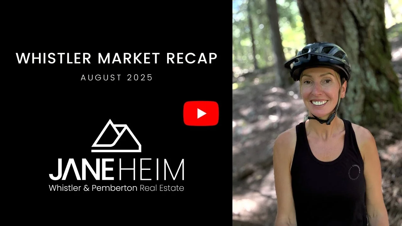 Whistler Market Update – August 2025