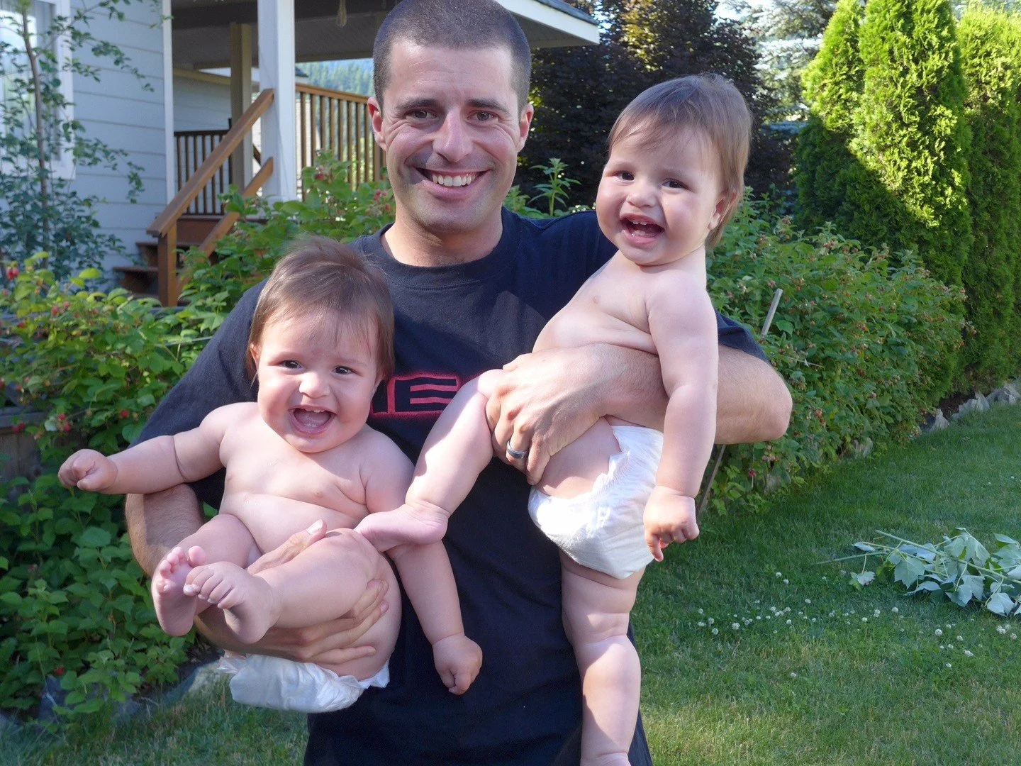 Having twins basically wiped out our social lives for four years. 
When people find out we have twins, they usually laugh and say, “That must have been crazy!”
And it was — but probably not in the way they think.
James and