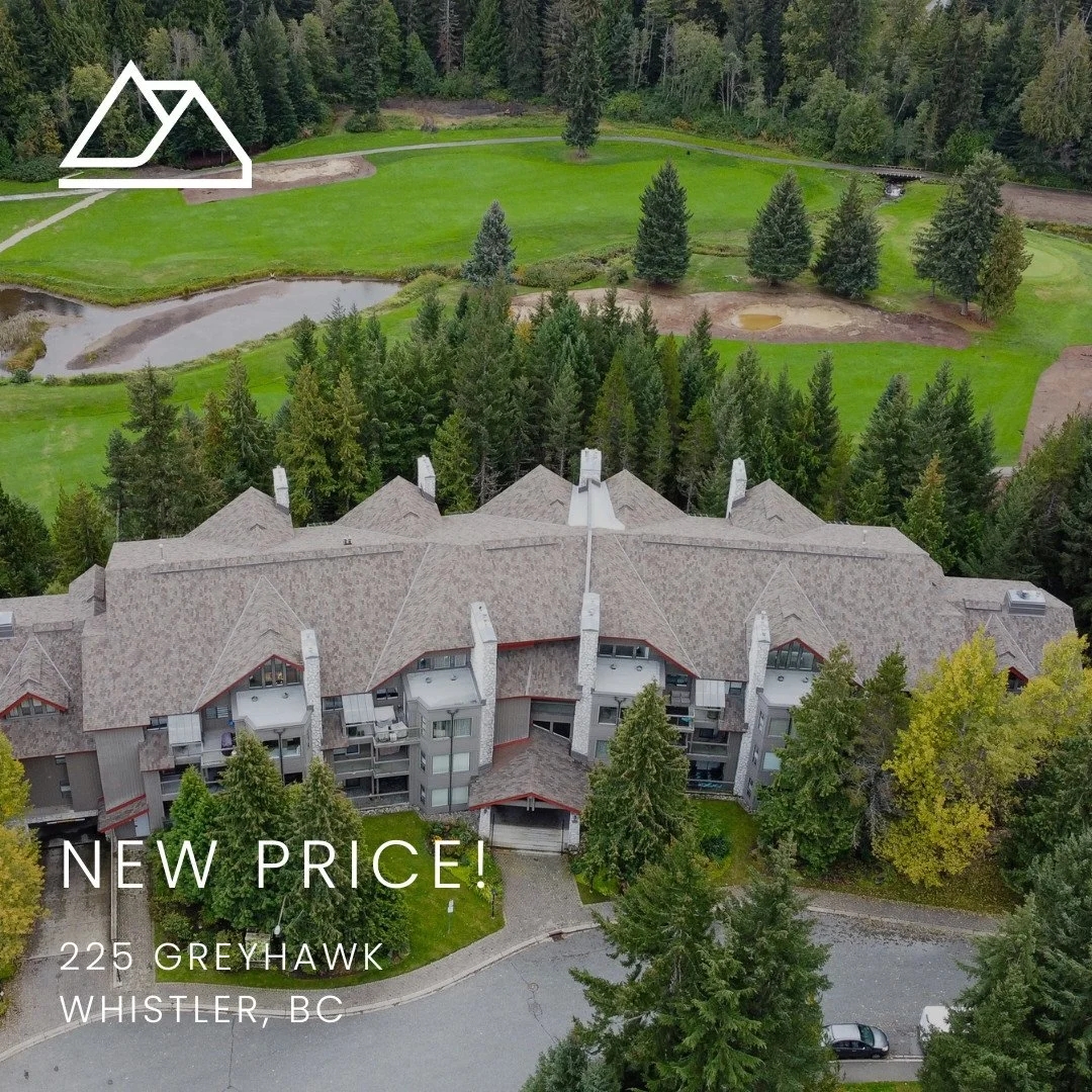 A $106,000 price drop on 225 Greyhawk&hellip; this won&rsquo;t last. 👀🔥⁠
⁠
225 Greyhawk is now $1,419,000 &mdash; a rare opportunity for anyone wanting both a Whistler getaway and strong rental income.⁠
⁠
Highlights:⁠
✨ Spacious 2 bed / 2 bath⁠
🏔️