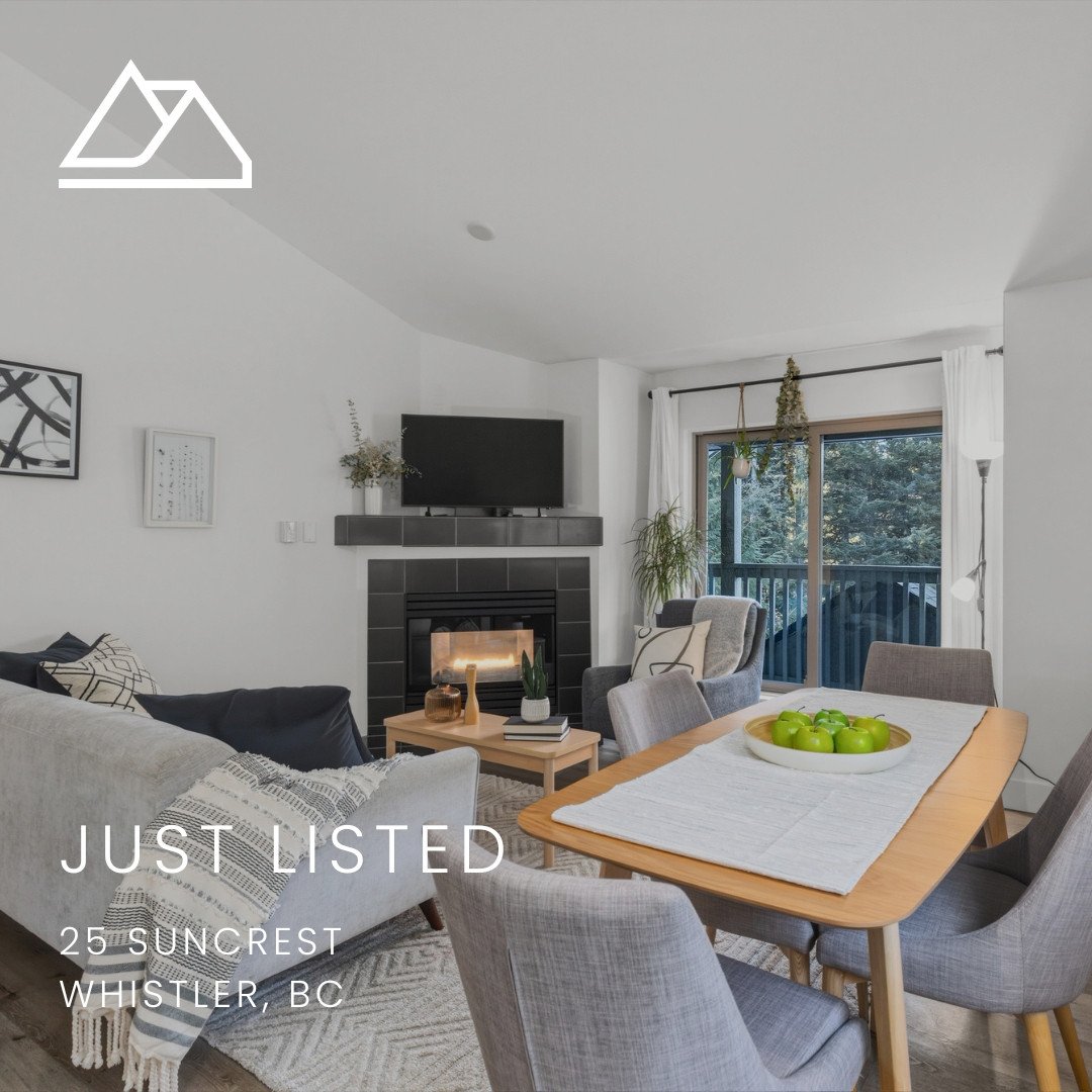 Just Listed | 25 Suncrest 🔥⁠
⁠
Just steps from the Valley Trail in Brio, 25 Suncrest is a 3-bedroom end unit well-suited to local family living. Approximately a 15-minute walk to the Whistler Gondola, it offers a practical lifestyle with easy access