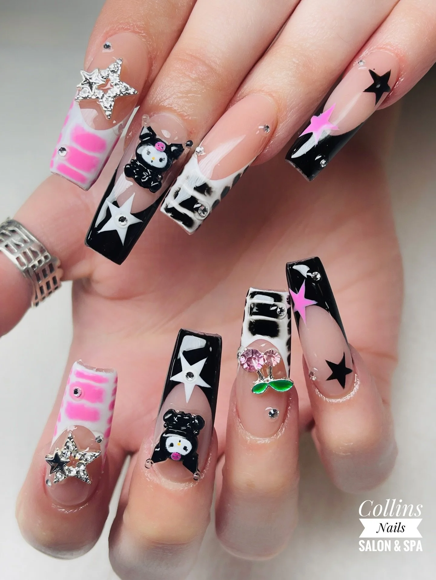 Charms Nails #CollinsNails .
.
.
.
.
#dallasnails #fortworthnails #desotonails #cedarhillnails #arlingtonnails #grandprairienails #irvingnails #oakcliffnails #nailsdallas #dfwnails #planonails #northrichlandhillsnails #bedfordnails #eulessnails #mans